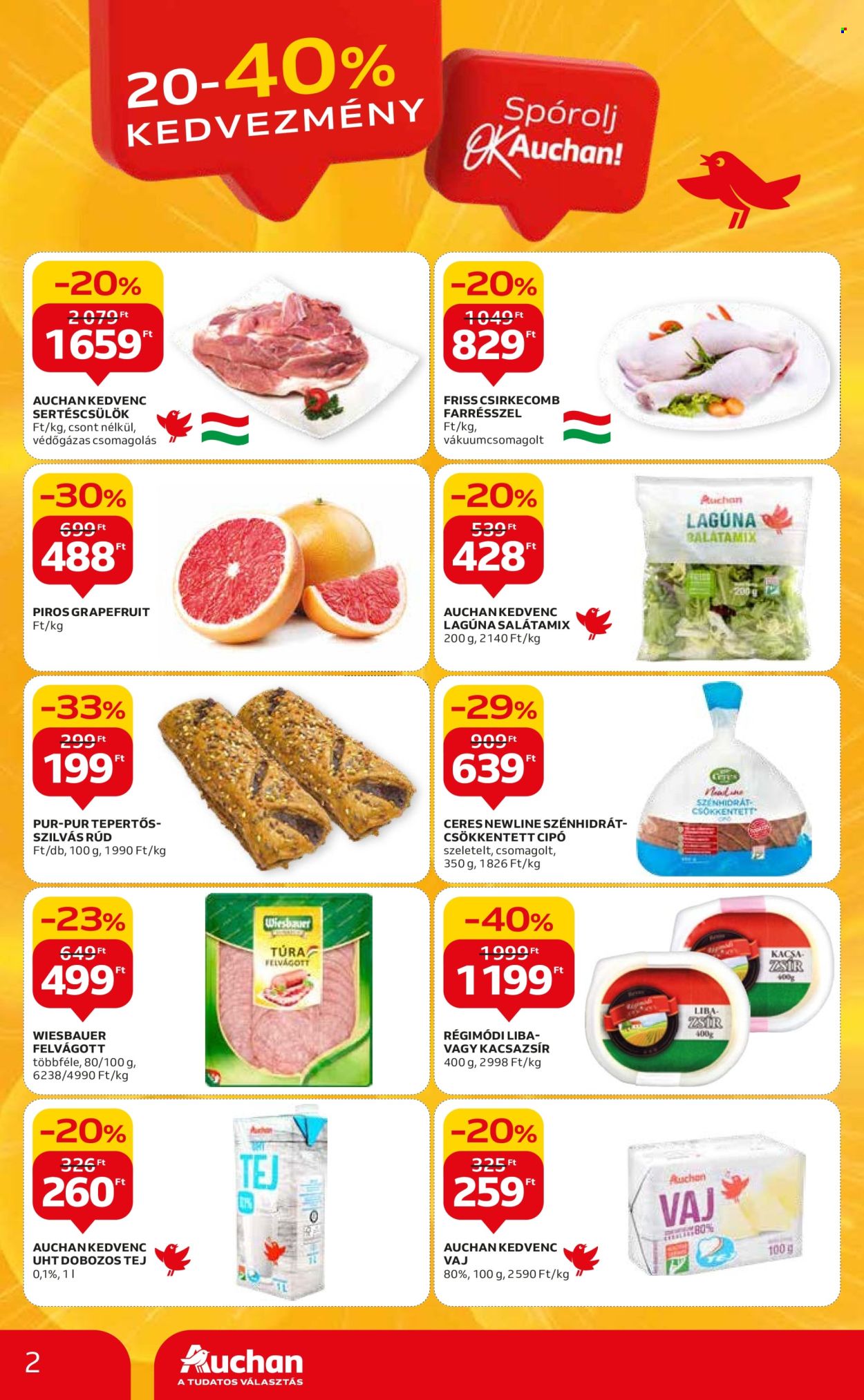 Auchan akciós újságok - 2024.02.15 - 2024.02.21. Oldal 2
