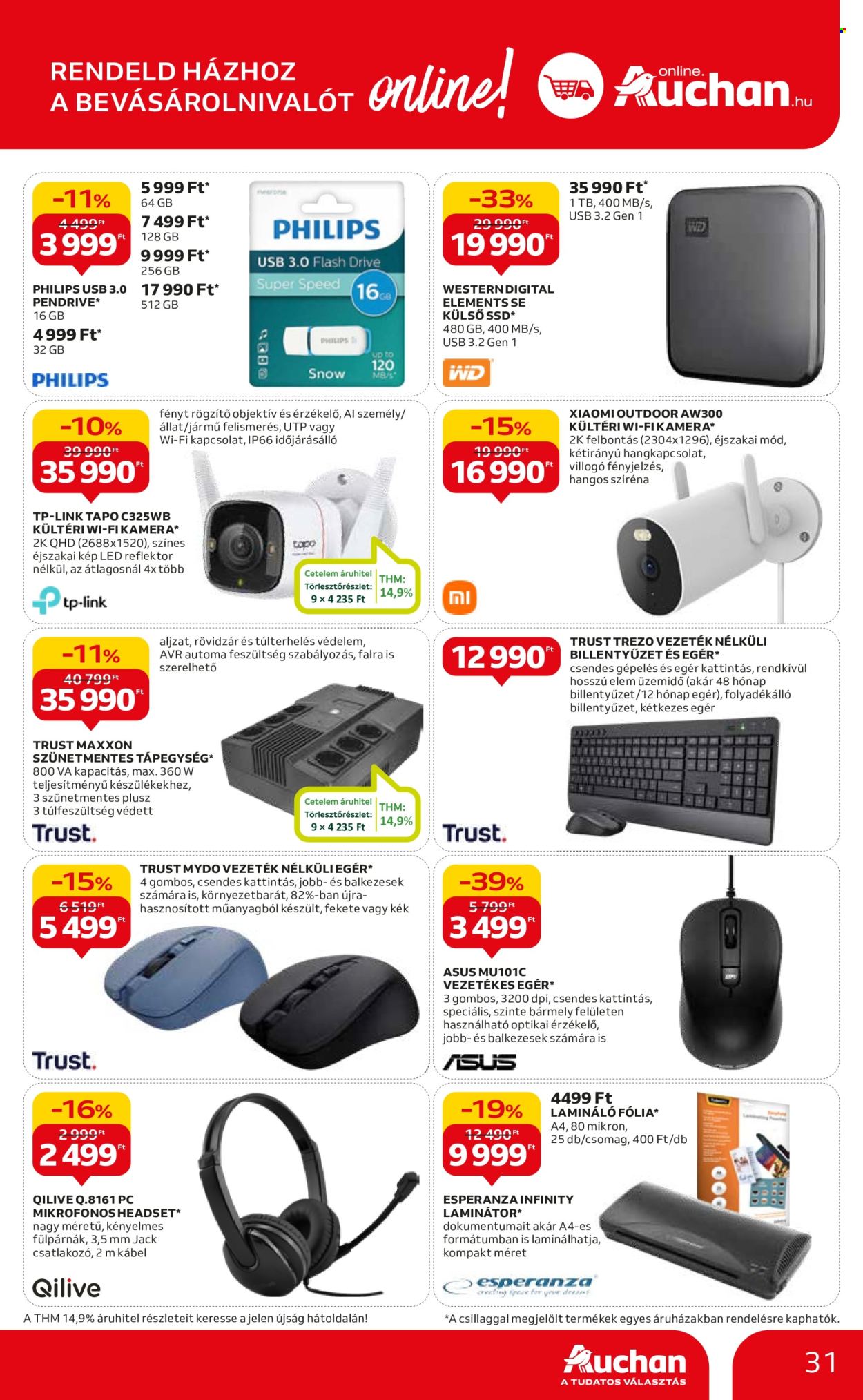 Auchan akciós újságok - 2024.02.15 - 2024.02.21. Oldal 31