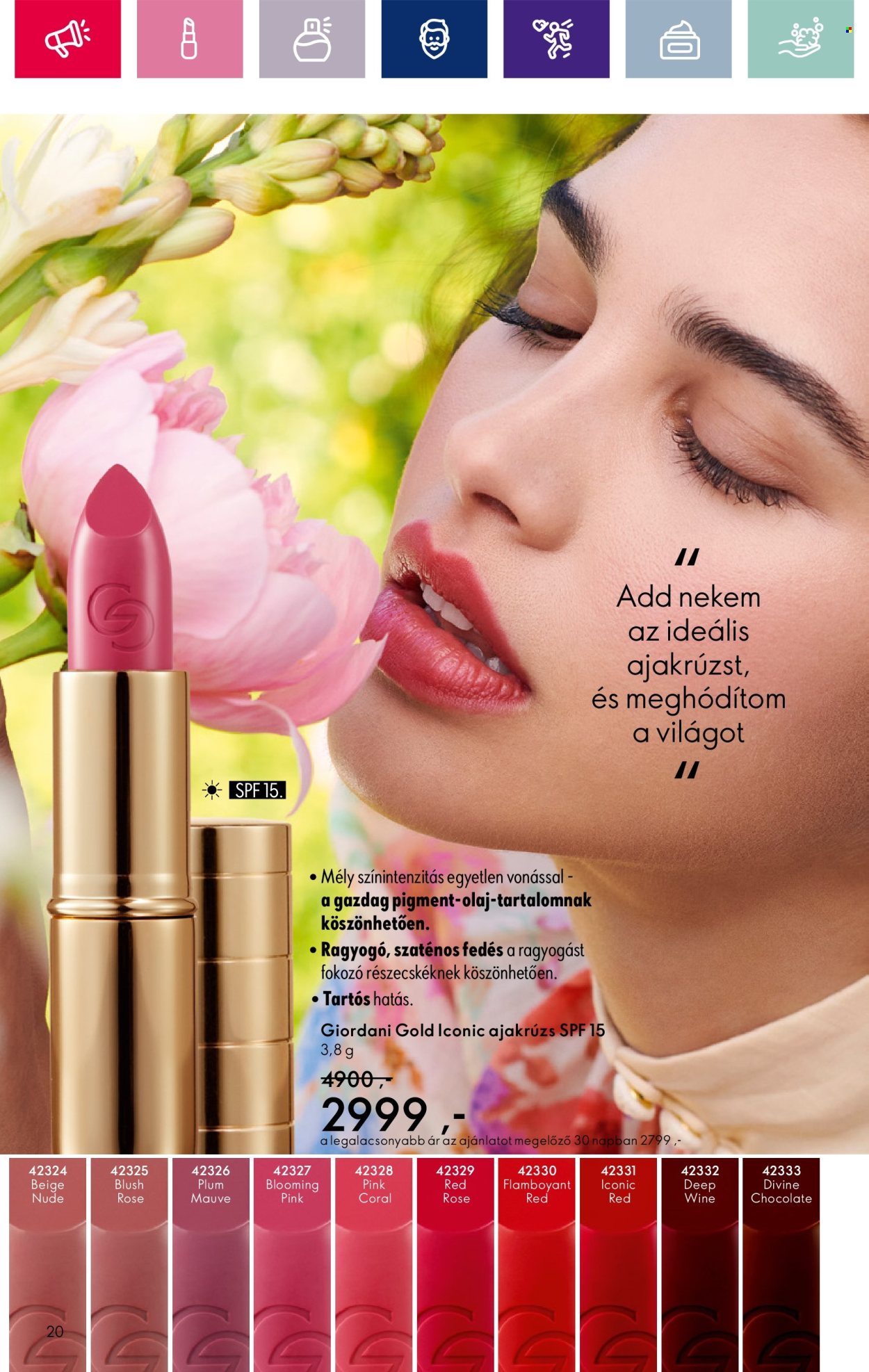 Oriflame akciós újságok - 2024.02.13 - 2024.03.04. Oldal 20