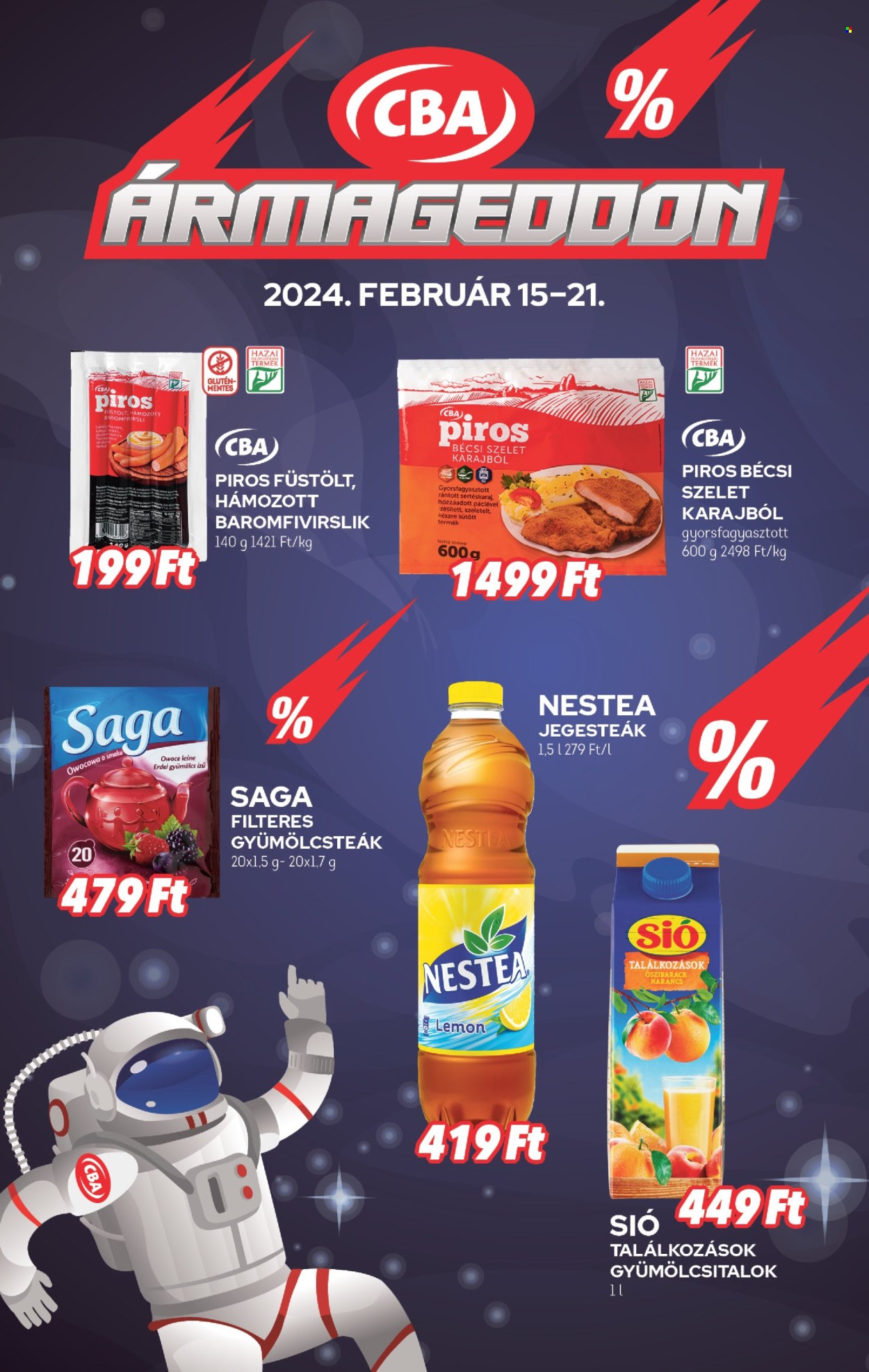 CBA akciós újságok - 2024.02.15 - 2024.02.21. Oldal 1