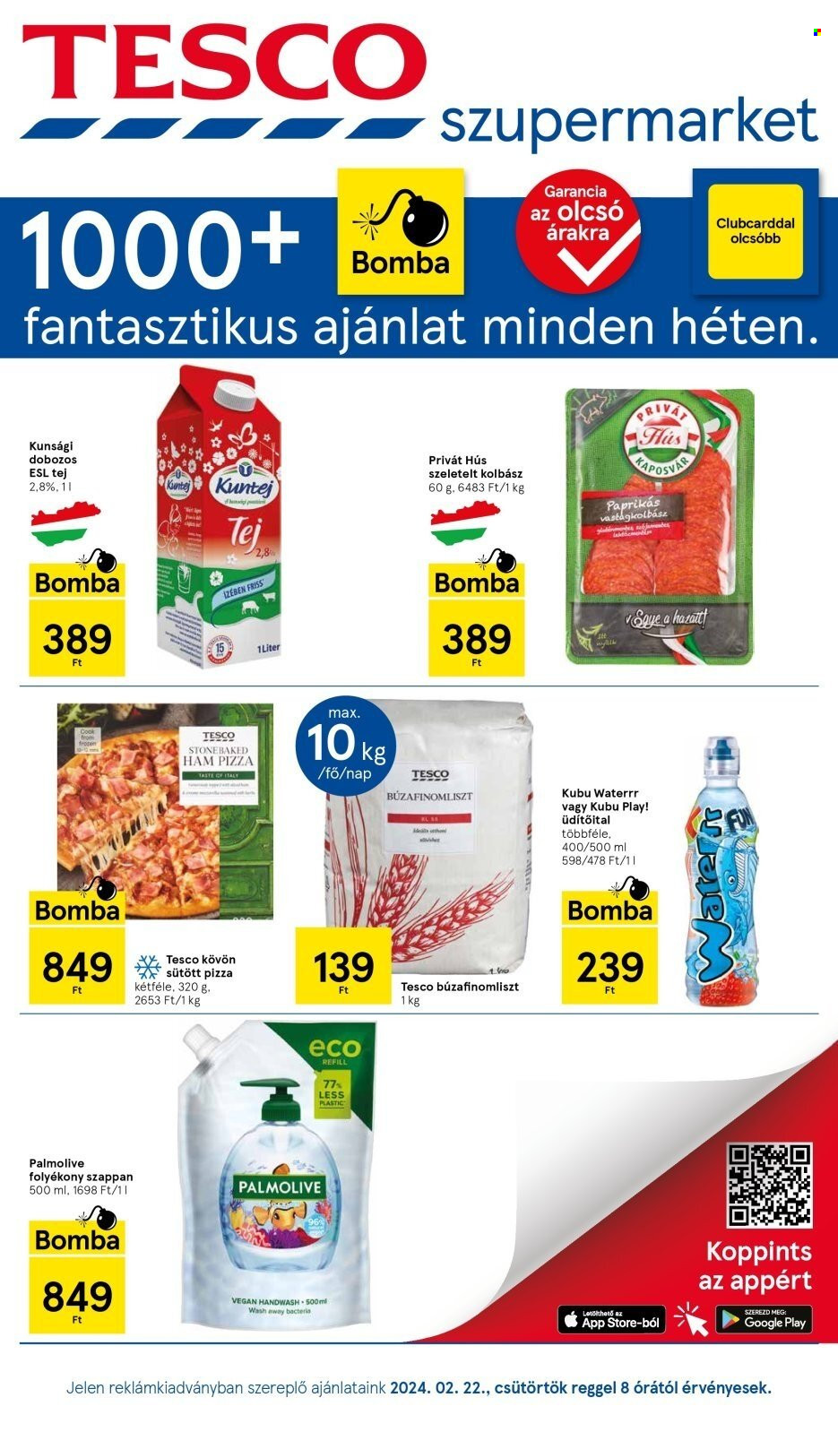 TESCO akciós újságok - 2024.02.22 - 2024.02.28. Oldal 1
