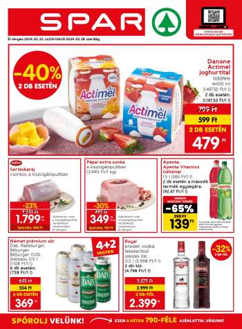 Újság SPAR - 2024.02.22 - 2024.02.28.