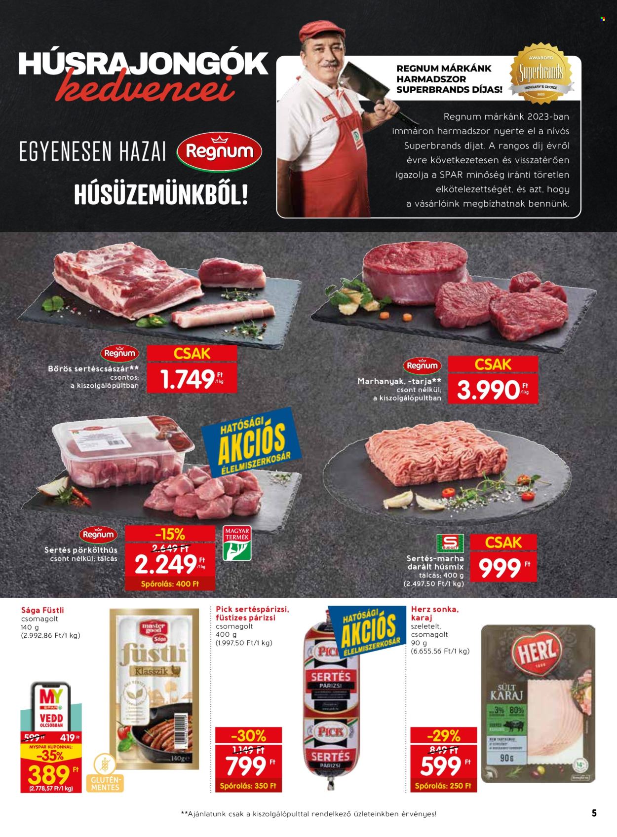 SPAR akciós újságok - 2024.02.22 - 2024.02.28. Oldal 5