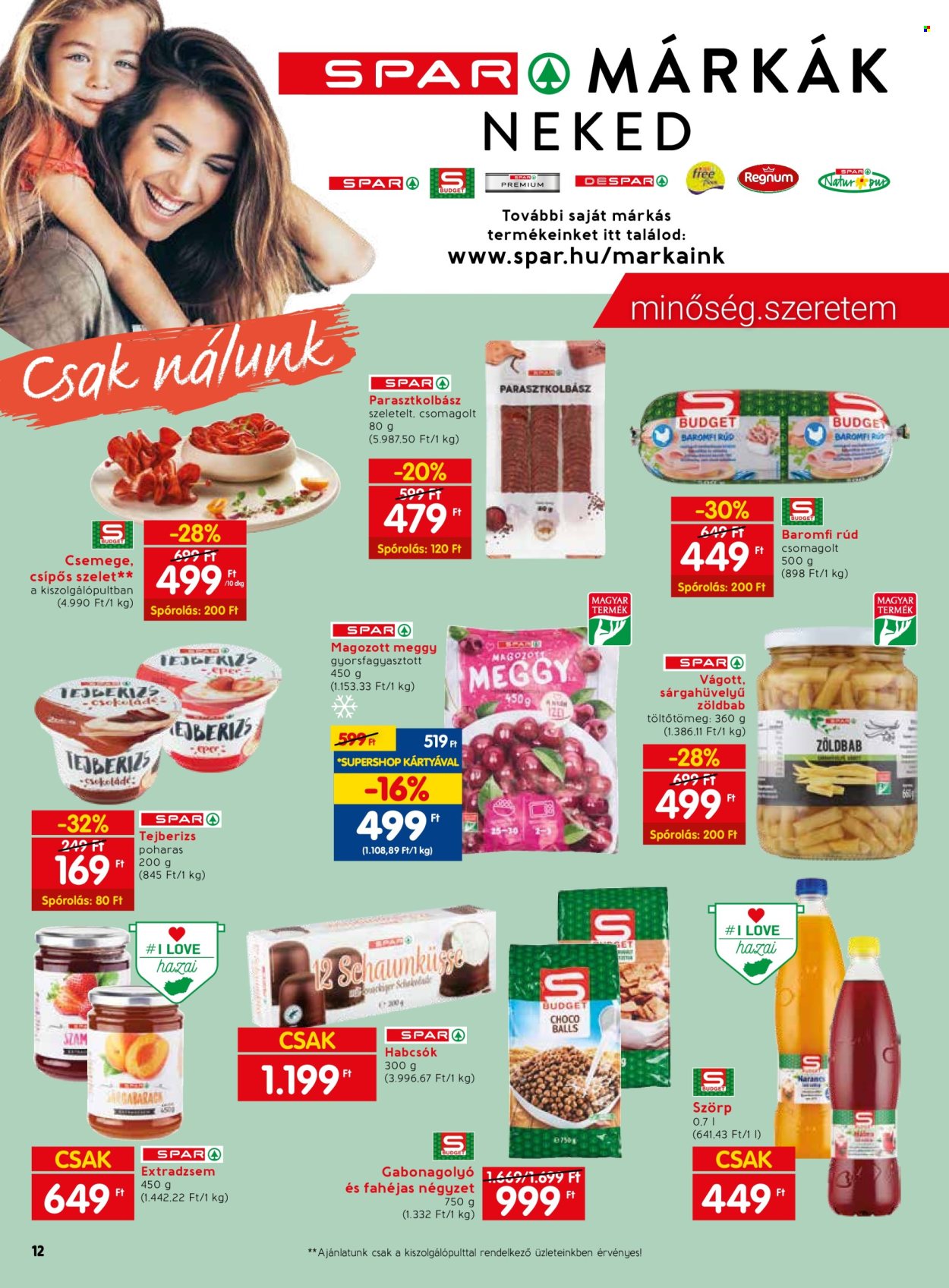 SPAR akciós újságok - 2024.02.22 - 2024.02.28. Oldal 12