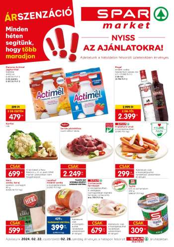 Újság SPAR market - 2024.02.22 - 2024.02.28.