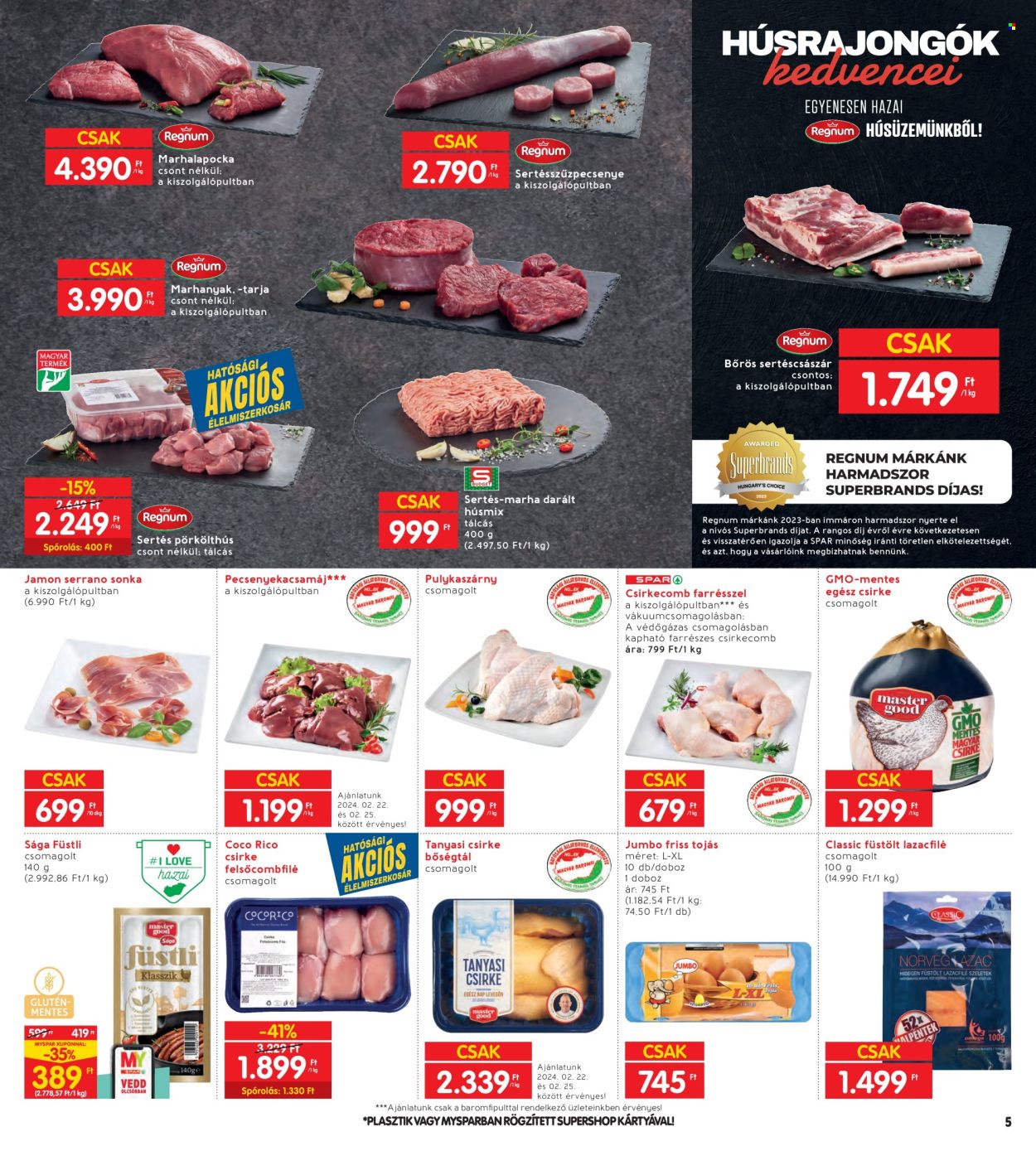 INTERSPAR akciós újságok - 2024.02.22 - 2024.02.28. Oldal 5