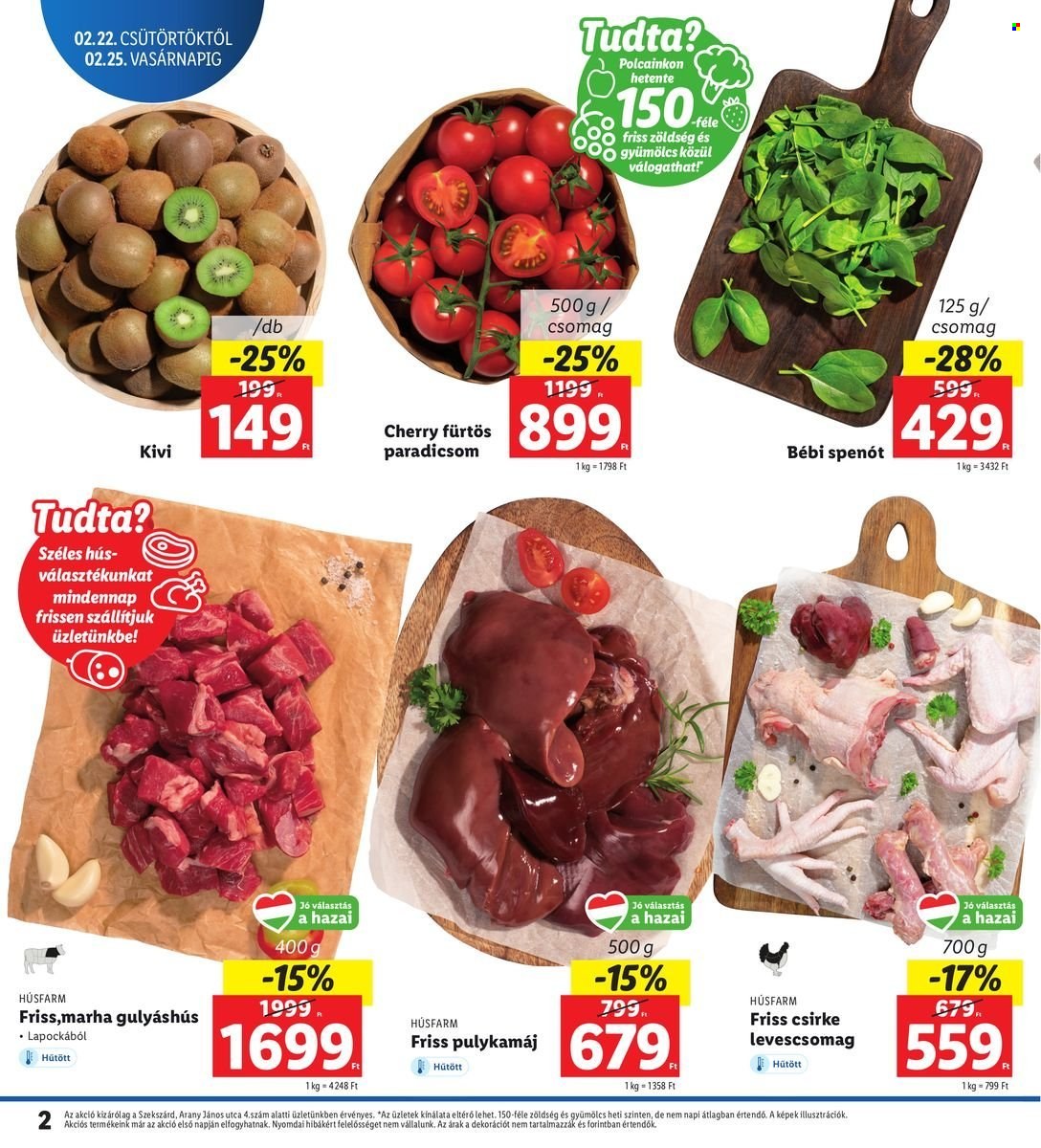 Lidl akciós újságok - 2024.02.22 - 2024.02.25. Oldal 2