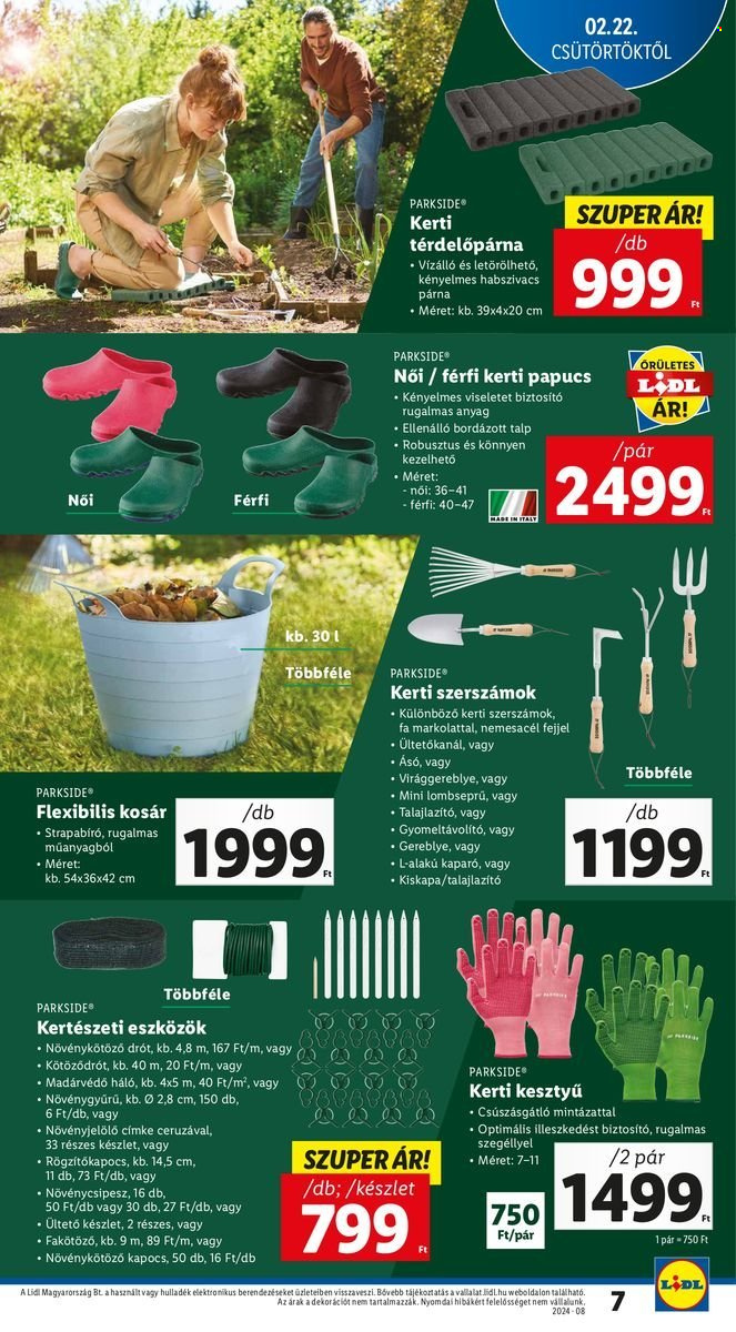 Lidl akciós újságok. Oldal 7