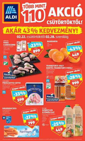Újság Aldi - 2024.02.22 - 2024.02.28.