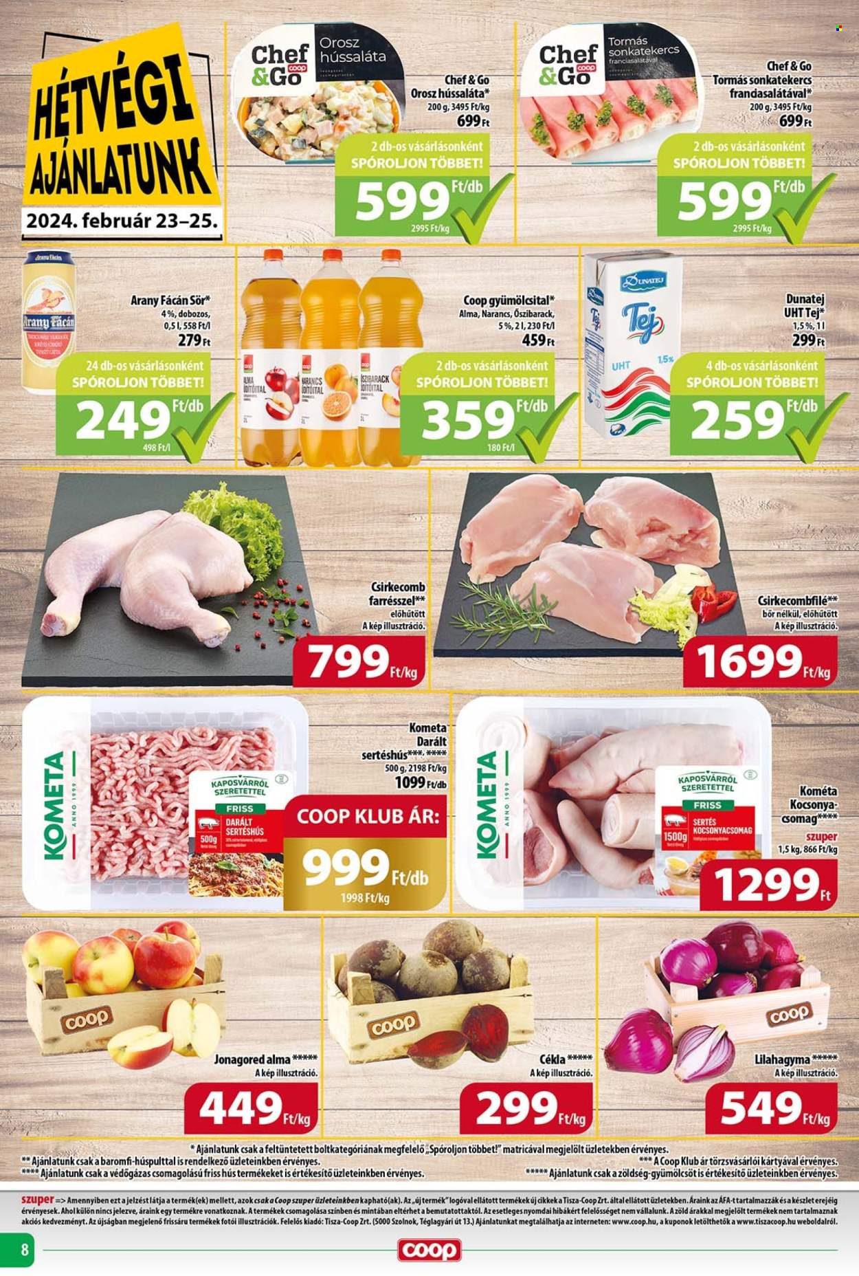 Coop akciós újságok - 2024.02.22 - 2024.02.28. Oldal 8