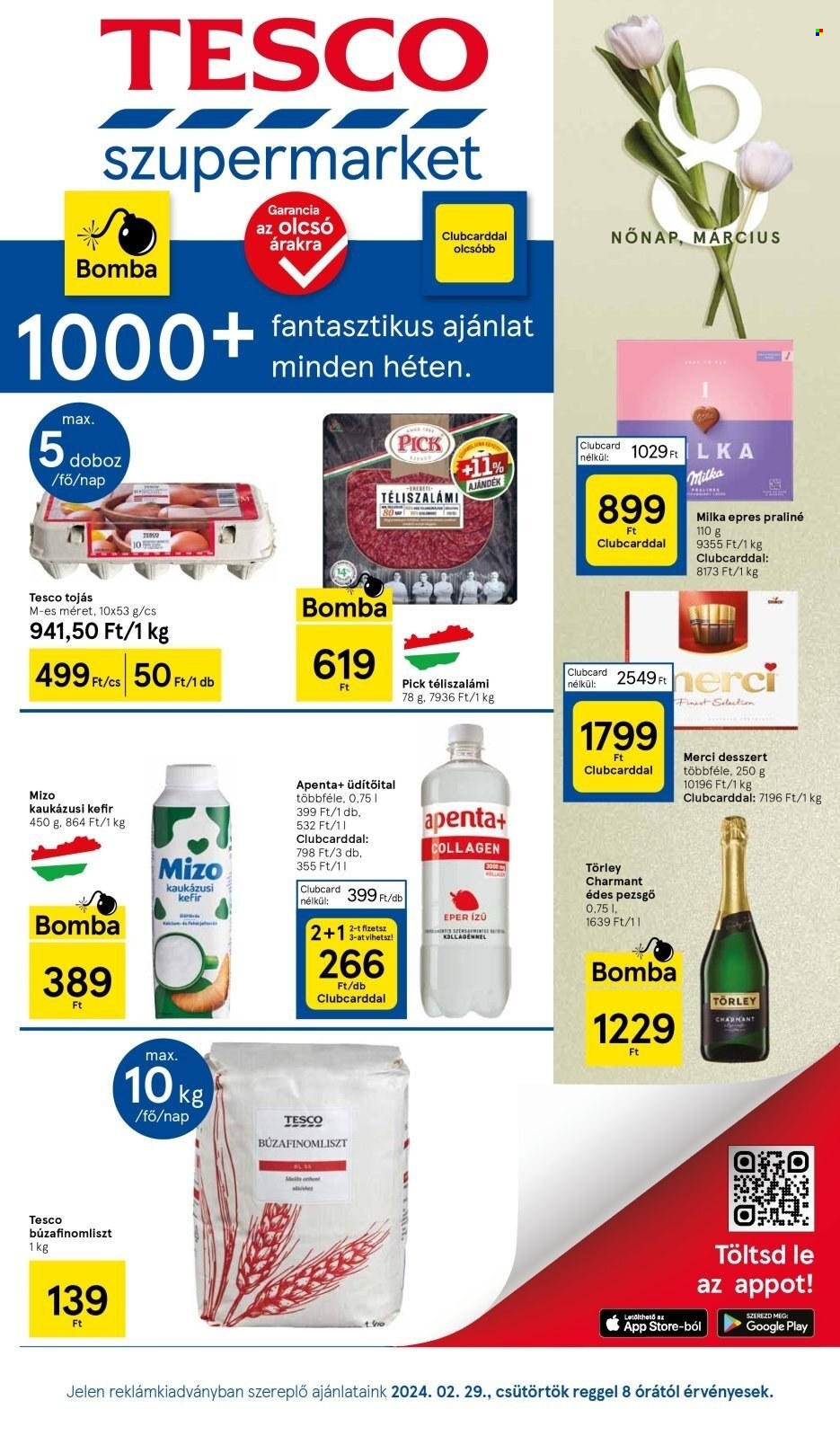 TESCO akciós újságok - 2024.02.29 - 2024.03.06. Oldal 1