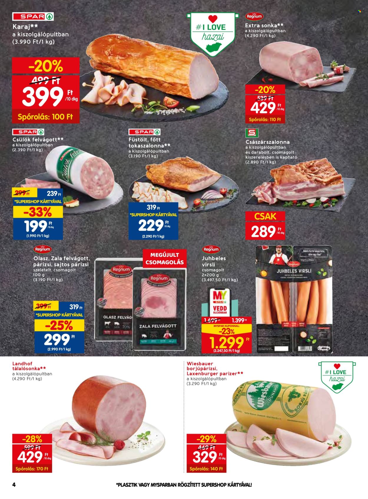 SPAR akciós újságok - 2024.02.29 - 2024.03.06. Oldal 4