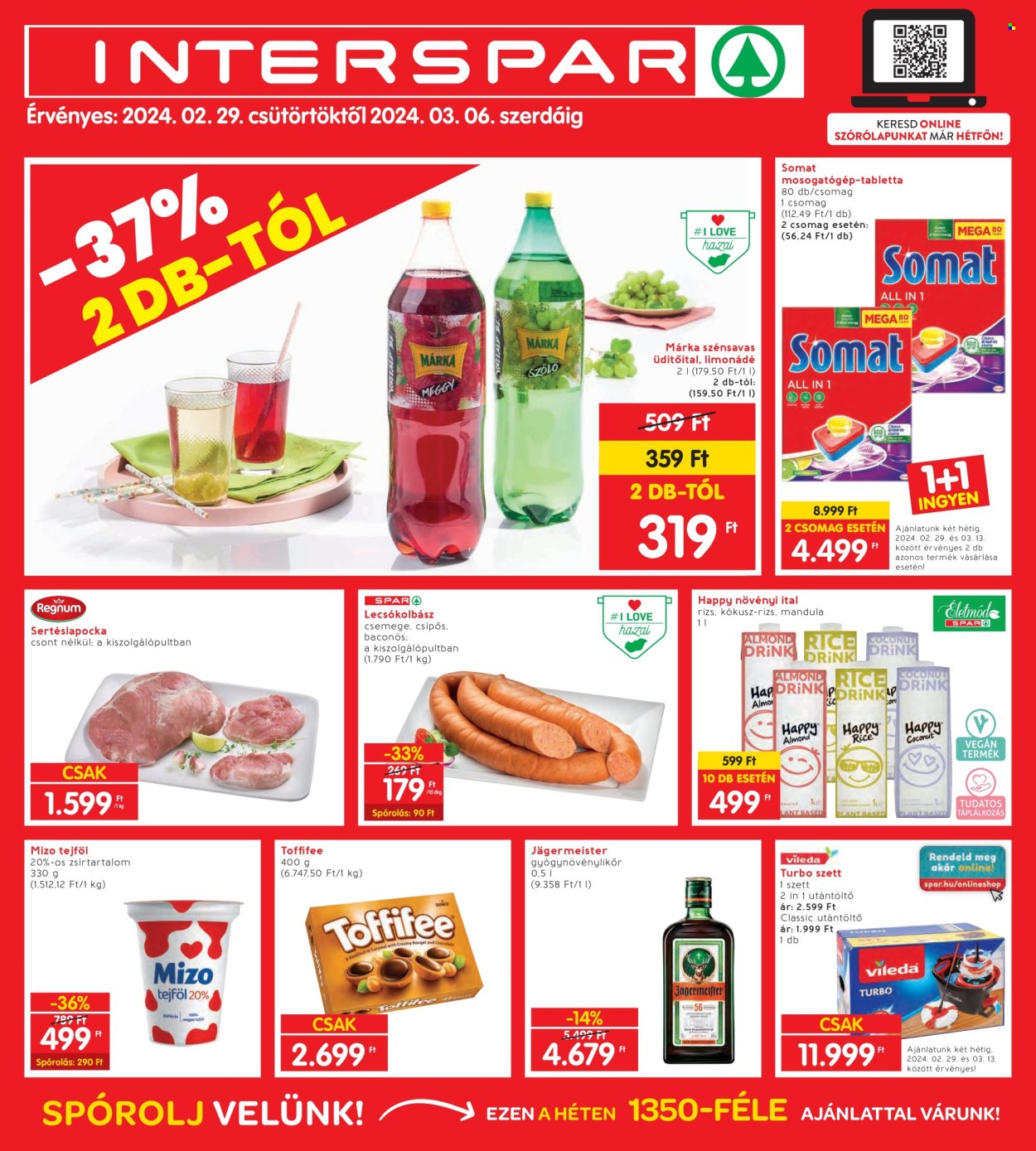 INTERSPAR akciós újságok - 2024.02.29 - 2024.03.06. Oldal 1