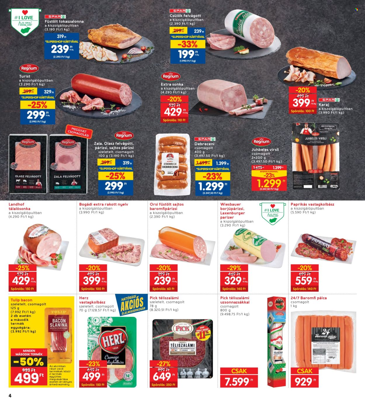 INTERSPAR akciós újságok - 2024.02.29 - 2024.03.06. Oldal 4