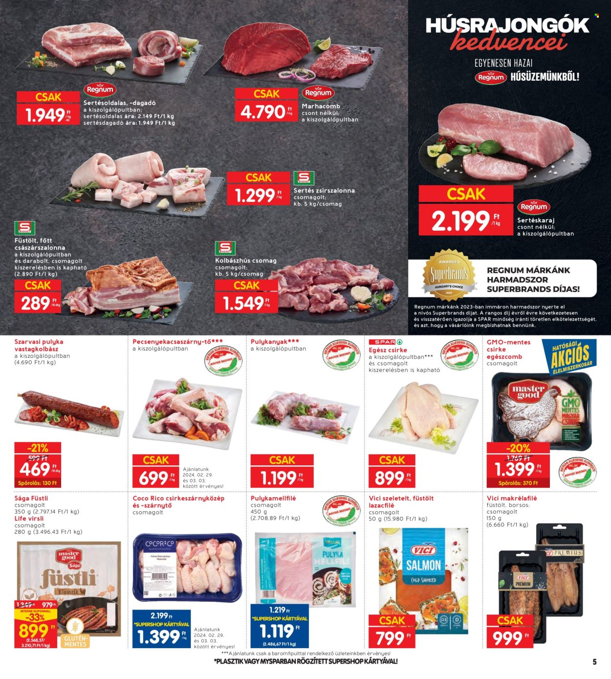 INTERSPAR akciós újságok - 2024.02.29 - 2024.03.06. Oldal 5