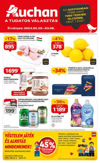 Újság Auchan - 2024.02.29 - 2024.03.06.