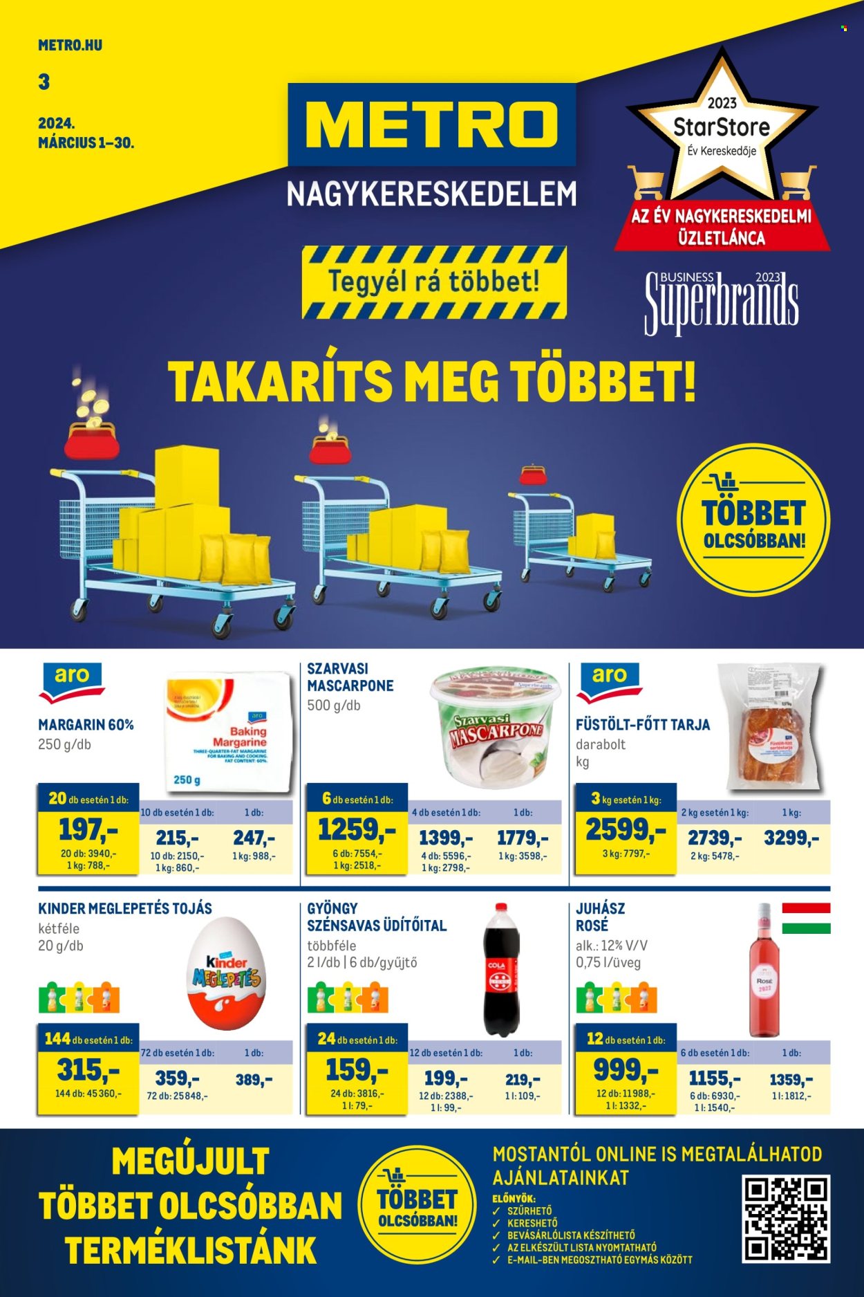 Metro akciós újságok - 2024.03.01 - 2024.03.30. Oldal 1