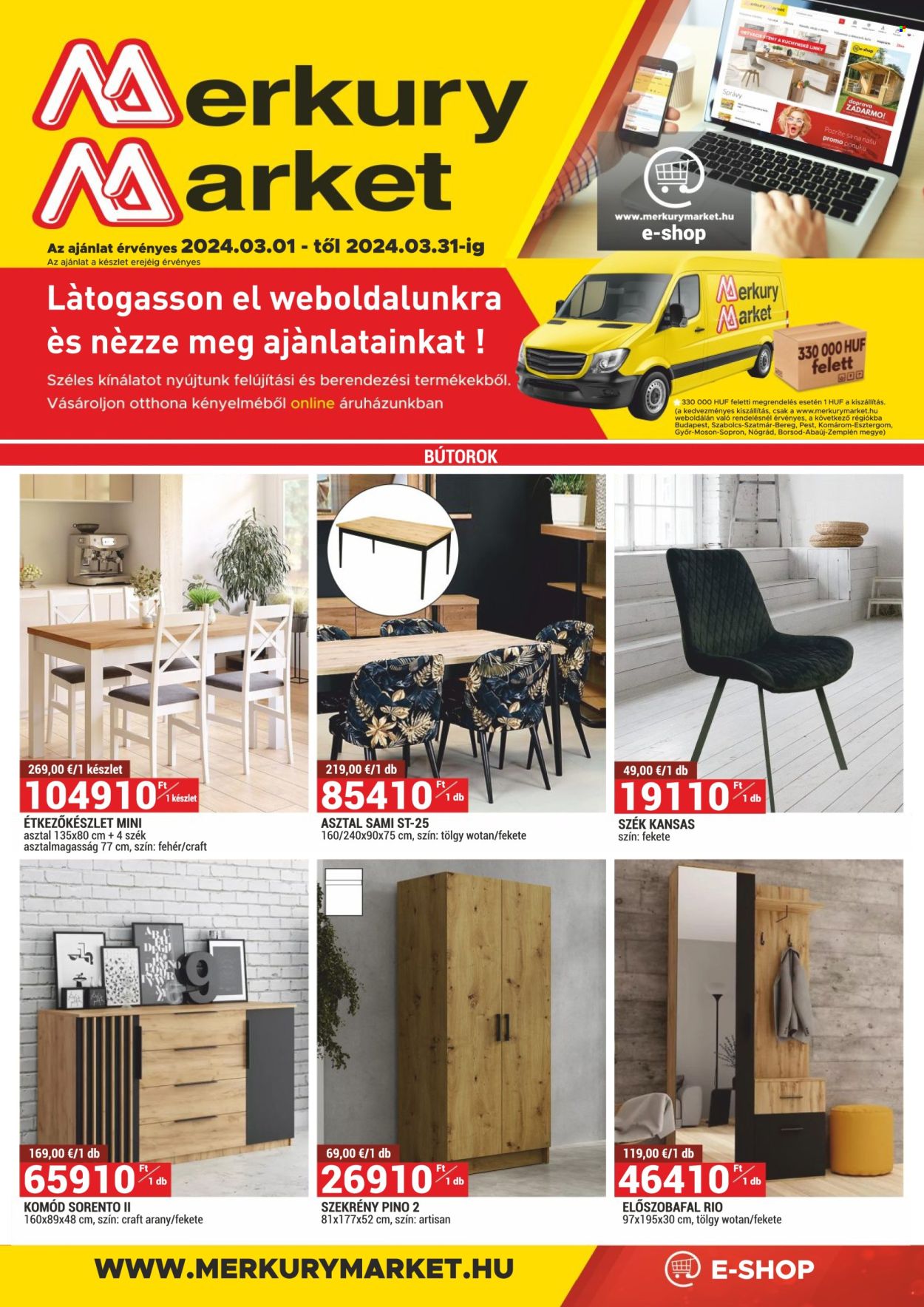 Merkury Market akciós újságok - 2024.03.01 - 2024.03.31. Oldal 1