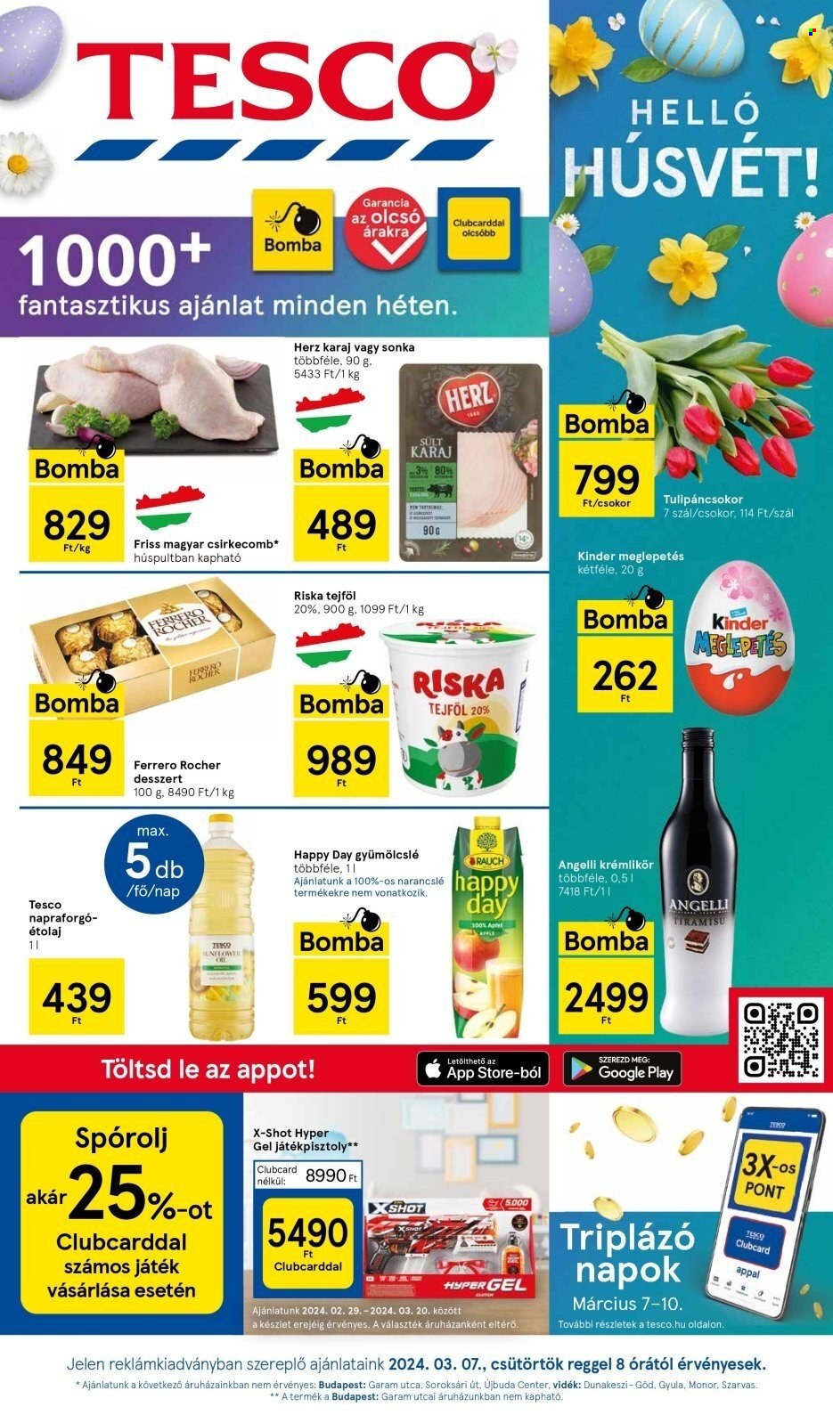 TESCO akciós újságok - 2024.03.07 - 2024.03.13. Oldal 1
