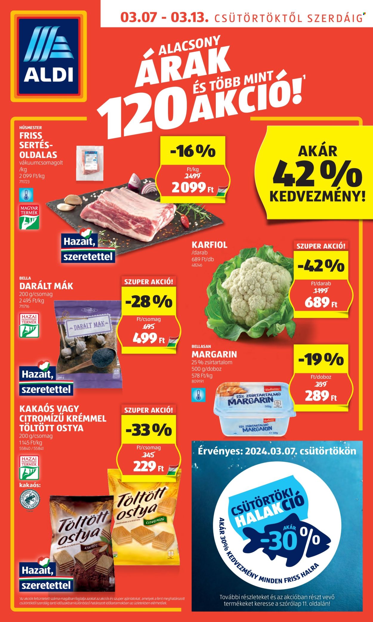 Aldi akciós újságok - 2024.03.07 - 2024.03.13. Oldal 1
