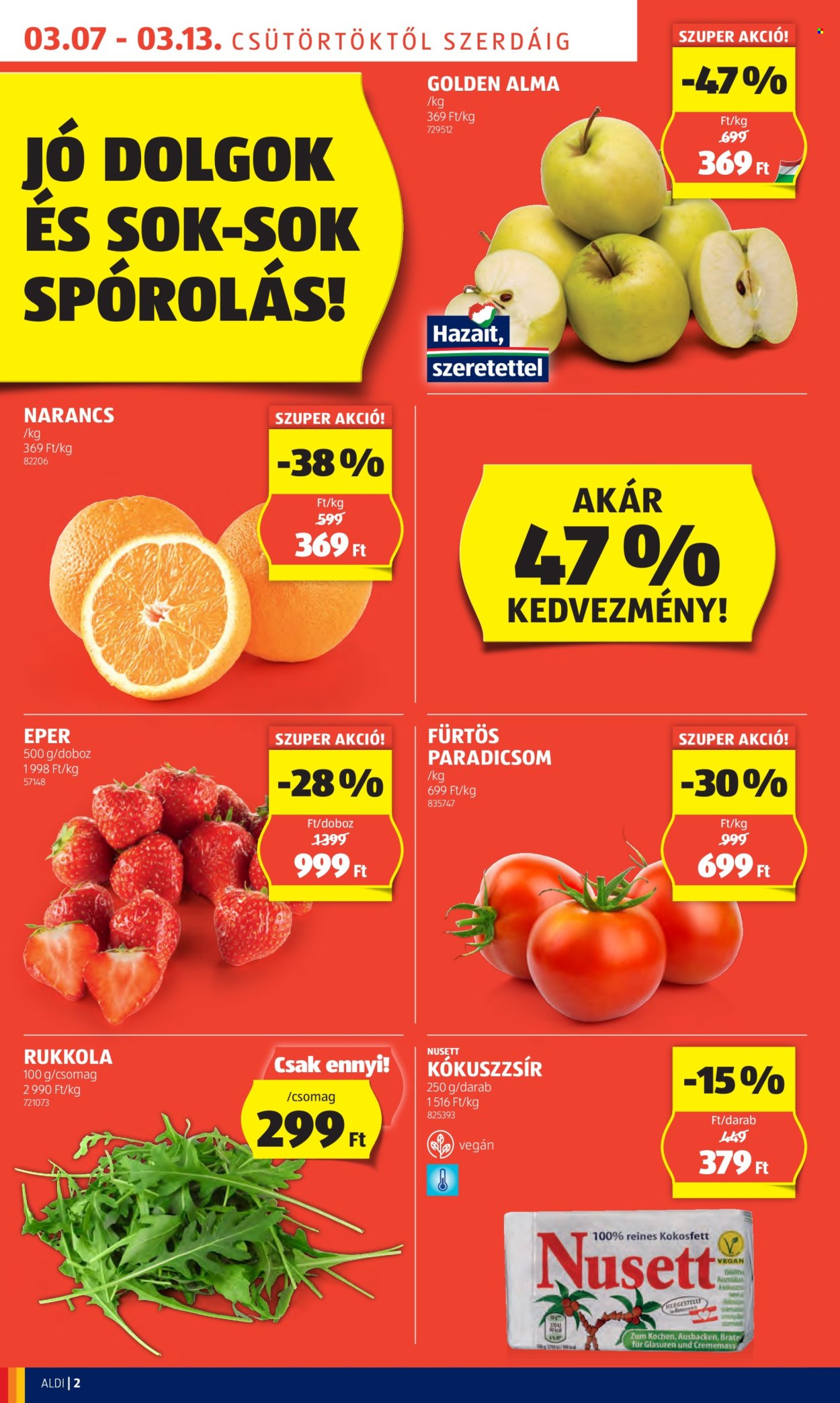 Aldi akciós újságok - 2024.03.07 - 2024.03.13. Oldal 2