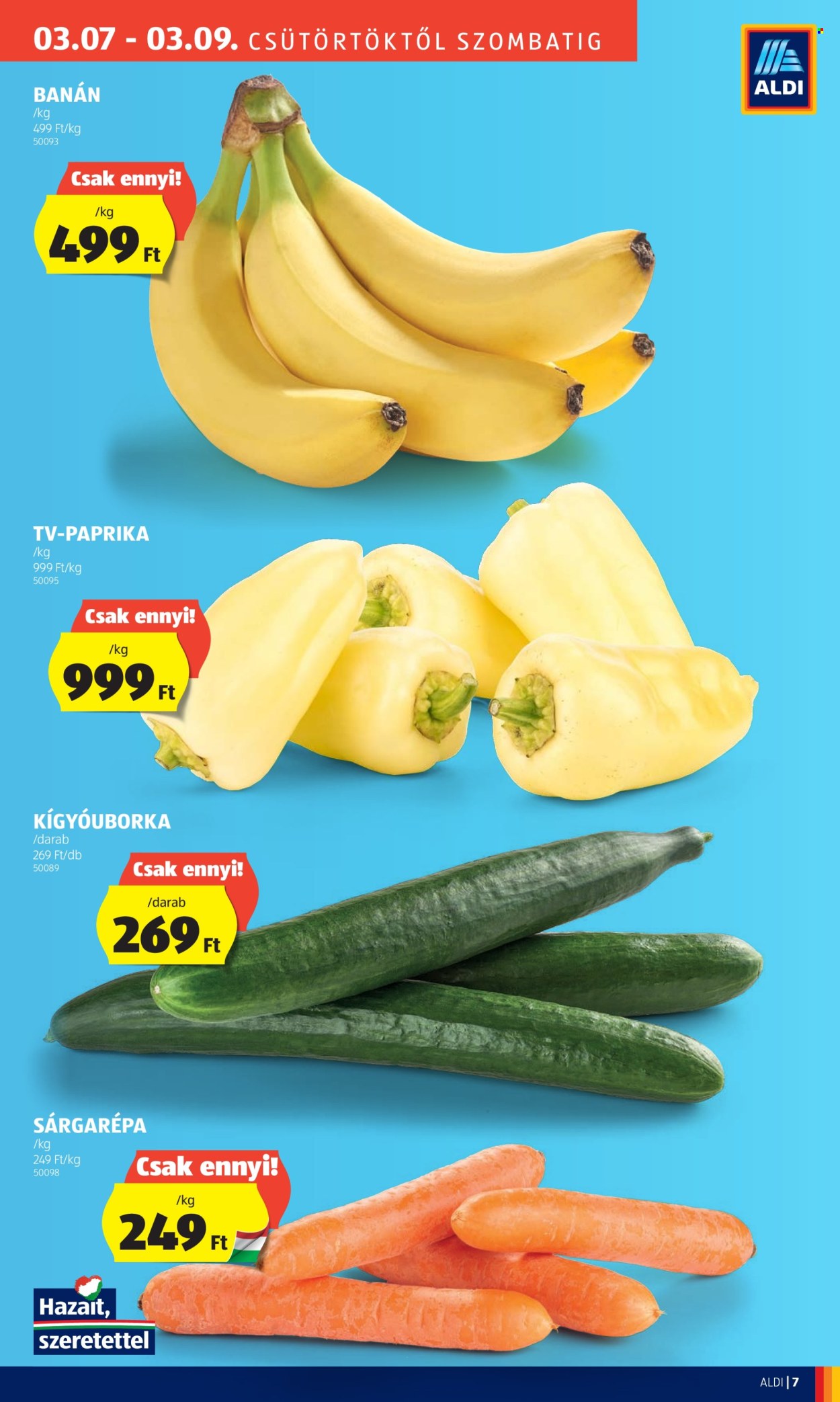 Aldi akciós újságok. Oldal 7