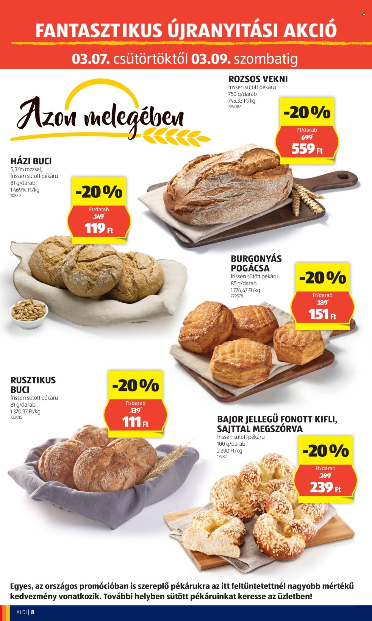 Aldi akciós újságok. Oldal 8