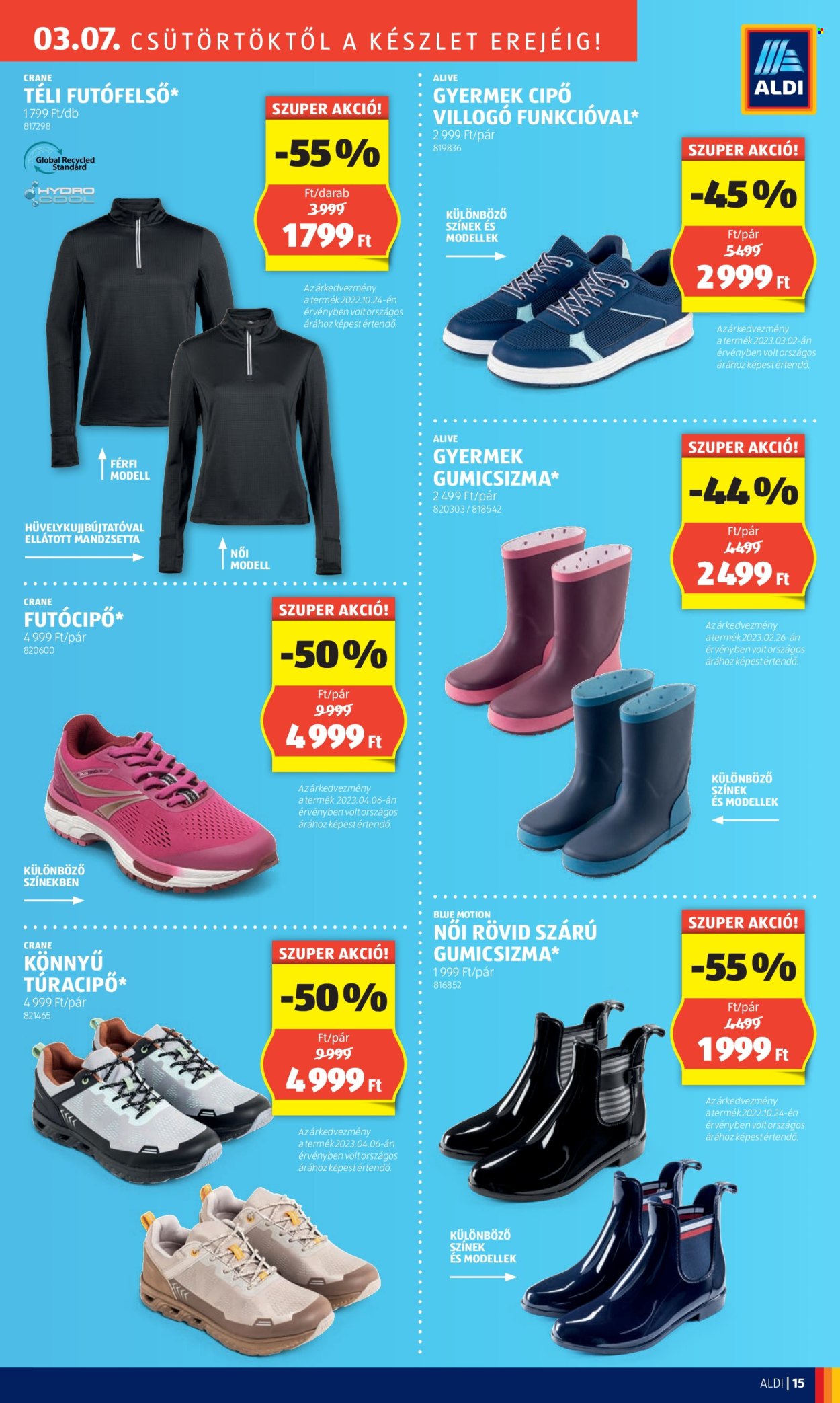Aldi akciós újságok. Oldal 15