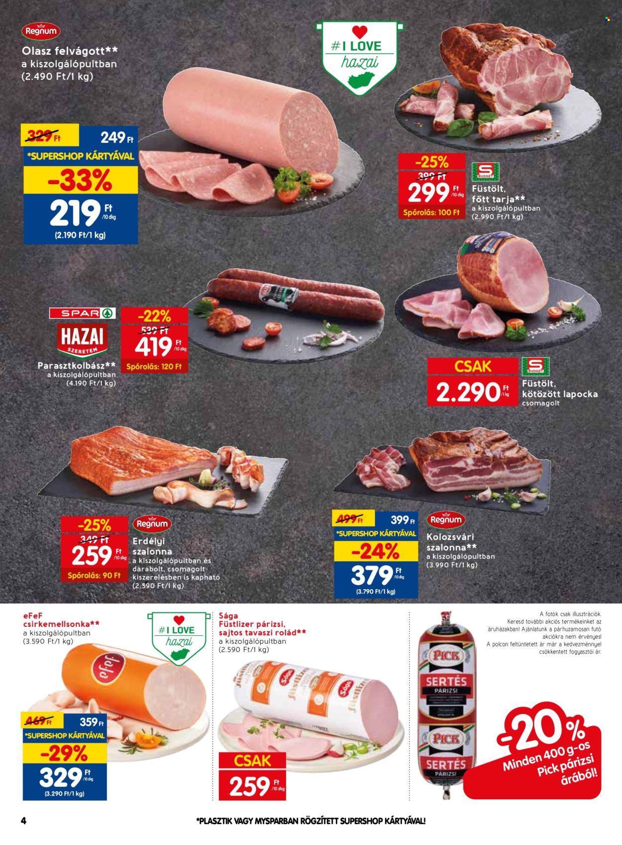 SPAR akciós újságok - 2024.03.07 - 2024.03.13. Oldal 4