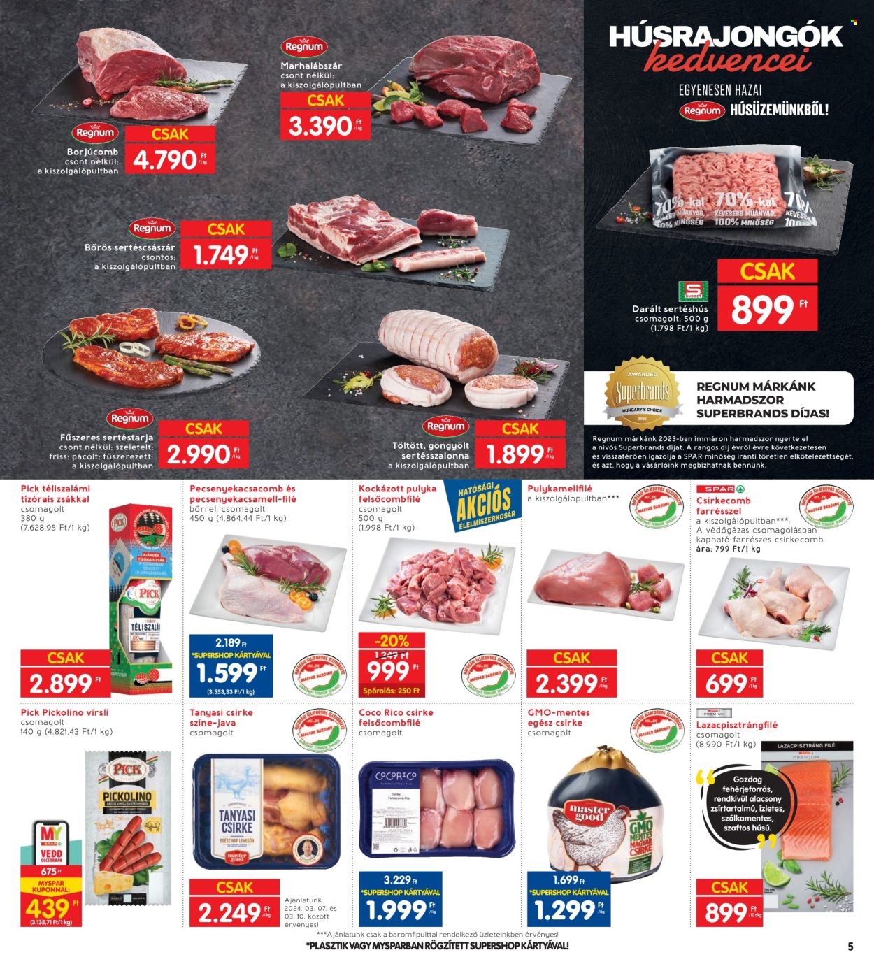 INTERSPAR akciós újságok - 2024.03.07 - 2024.03.13. Oldal 5