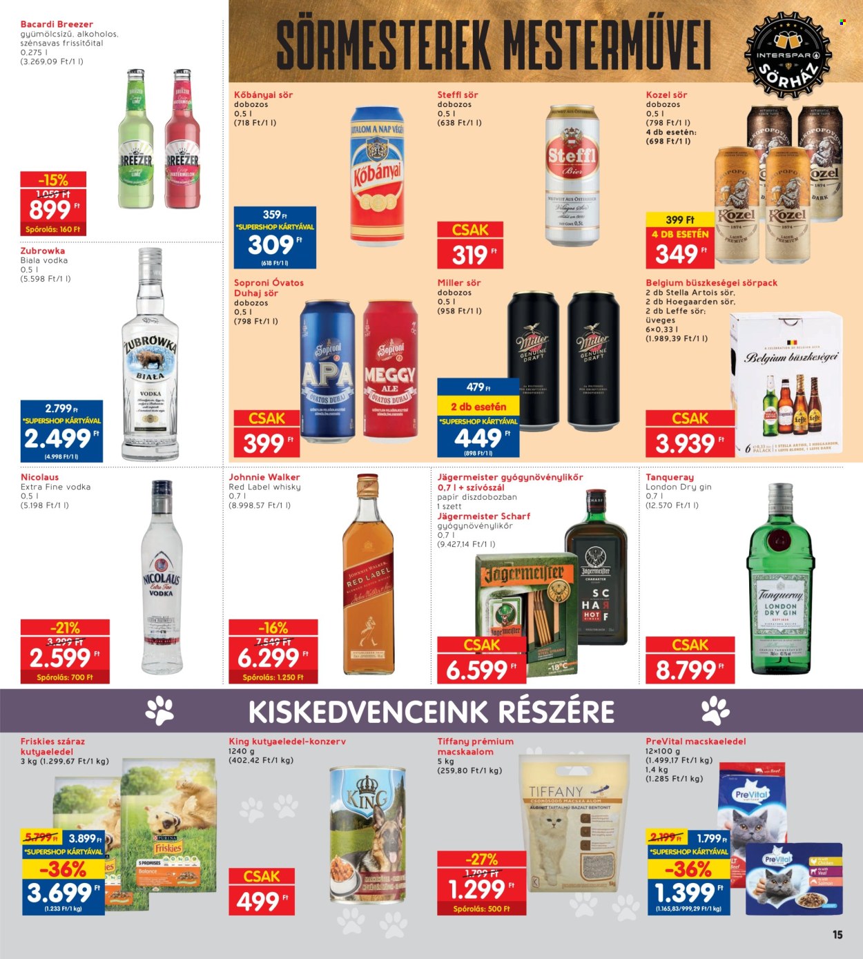 INTERSPAR akciós újságok - 2024.03.07 - 2024.03.13. Oldal 15