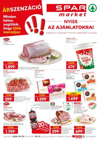 Újság SPAR market - 2024.03.07 - 2024.03.13.
