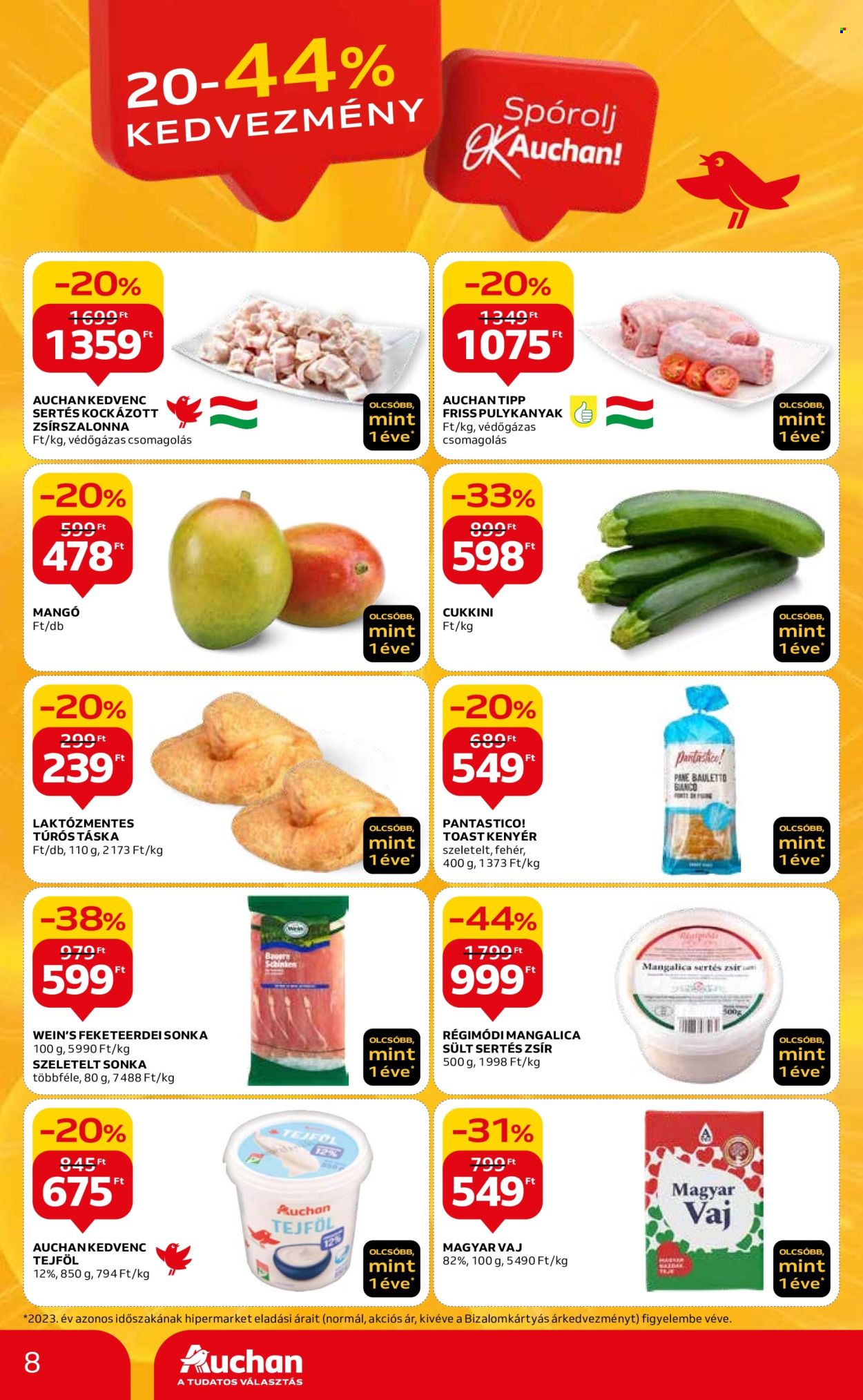 Auchan akciós újságok - 2024.03.07 - 2024.03.13. Oldal 8