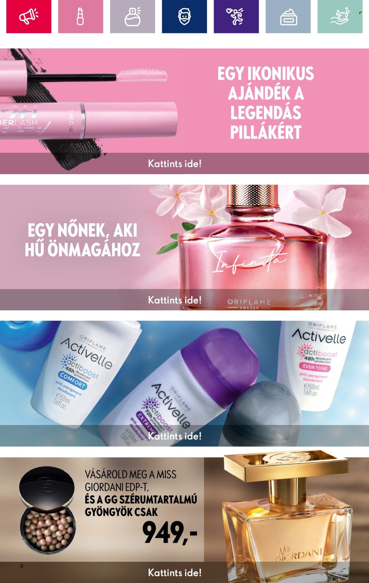 Oriflame akciós újságok - 2024.03.05 - 2024.03.25. Oldal 4