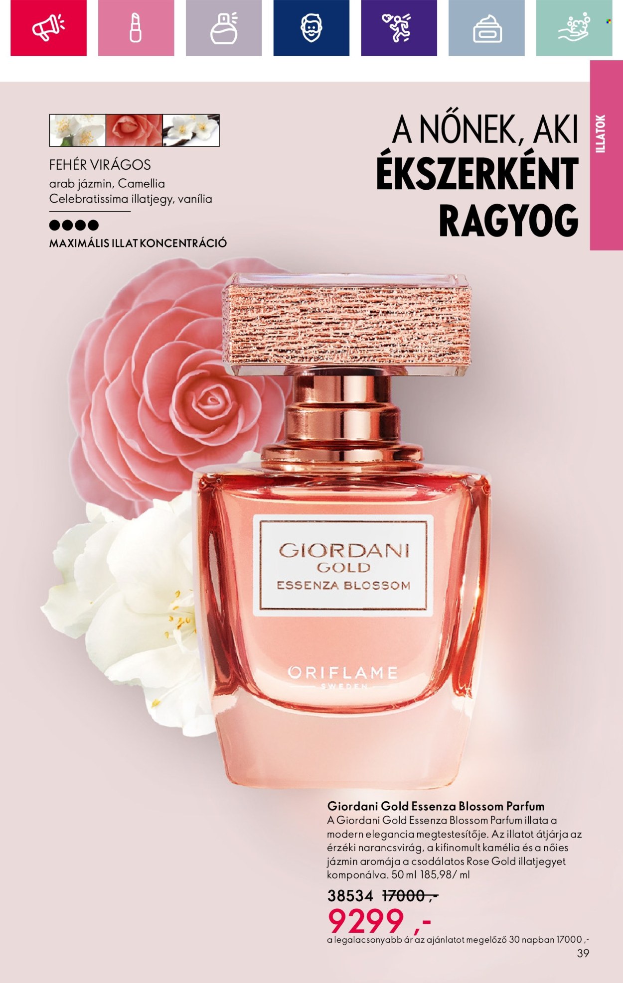 Oriflame akciós újságok - 2024.03.05 - 2024.03.25. Oldal 39