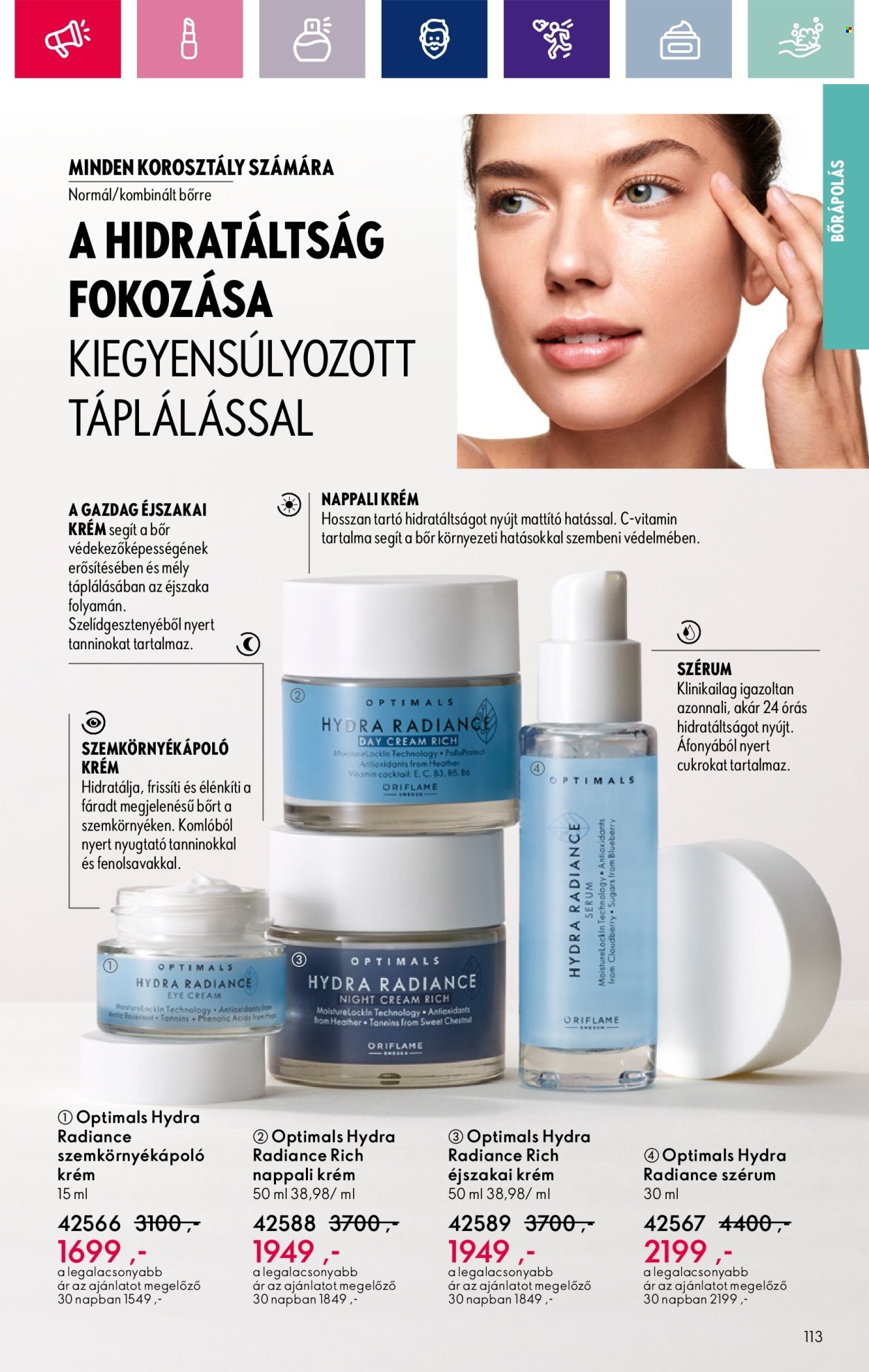 Oriflame akciós újságok - 2024.03.05 - 2024.03.25. Oldal 113