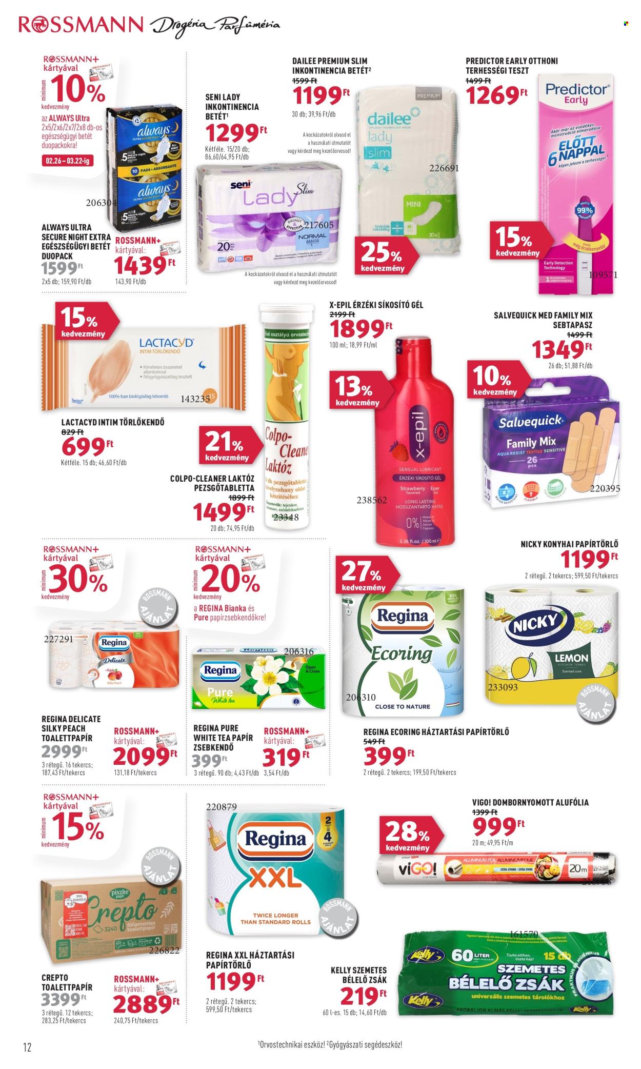 Rossmann akciós újságok - 2024.03.11 - 2024.03.22. Oldal 12