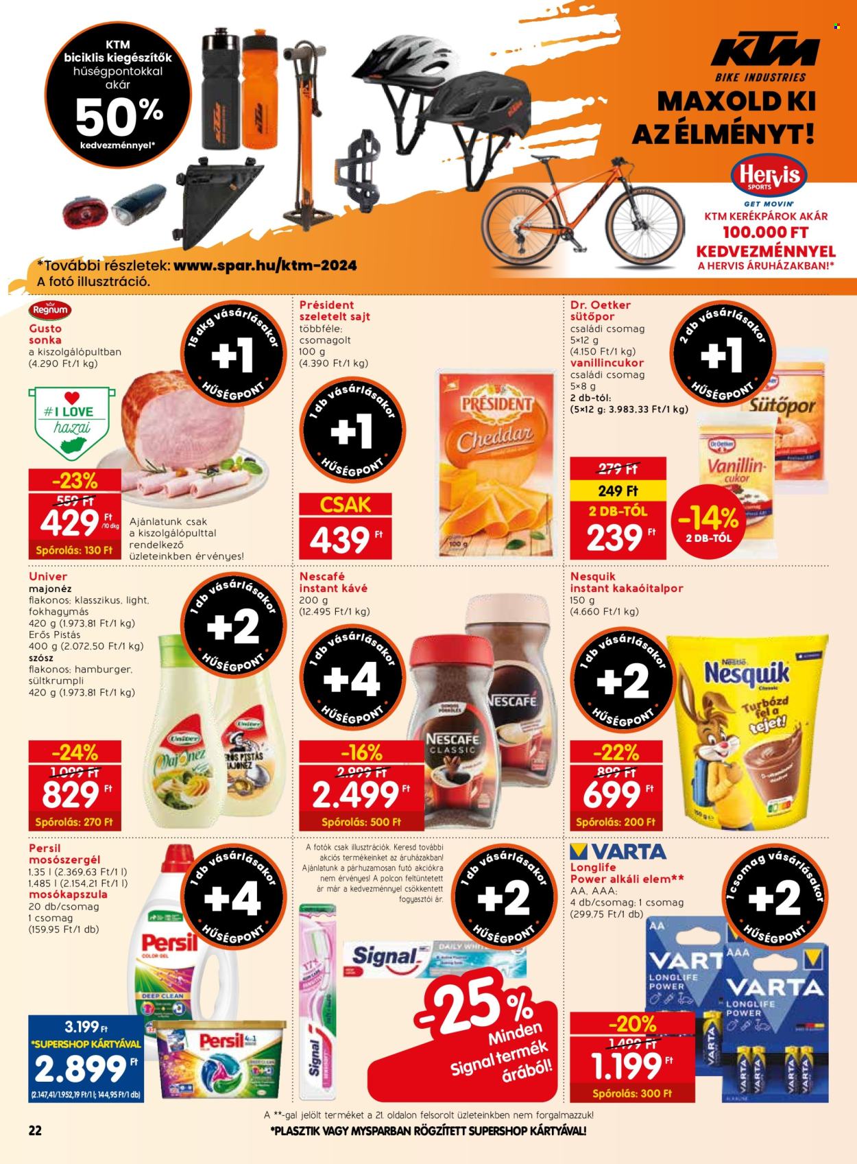 SPAR akciós újságok - 2024.03.14 - 2024.03.20. Oldal 22
