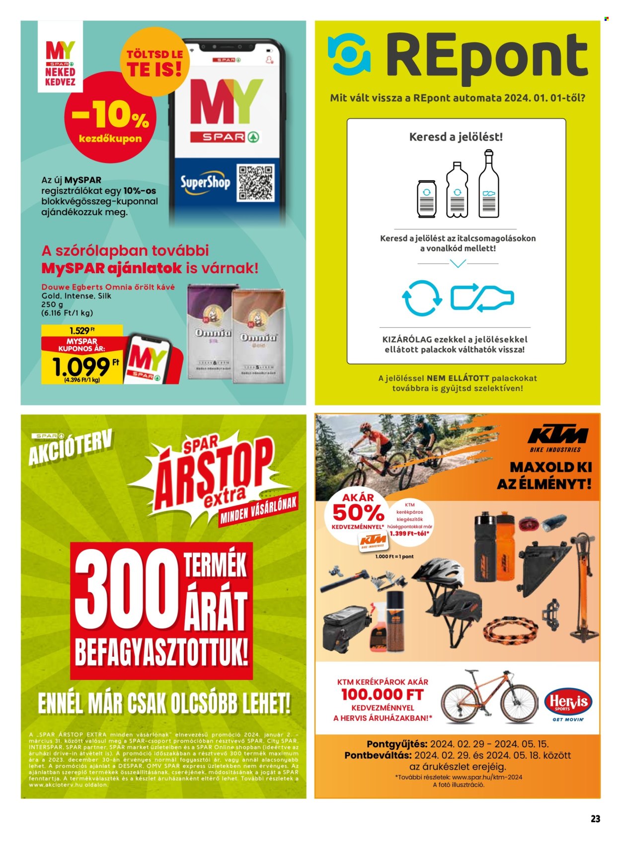 SPAR akciós újságok - 2024.03.14 - 2024.03.20. Oldal 23