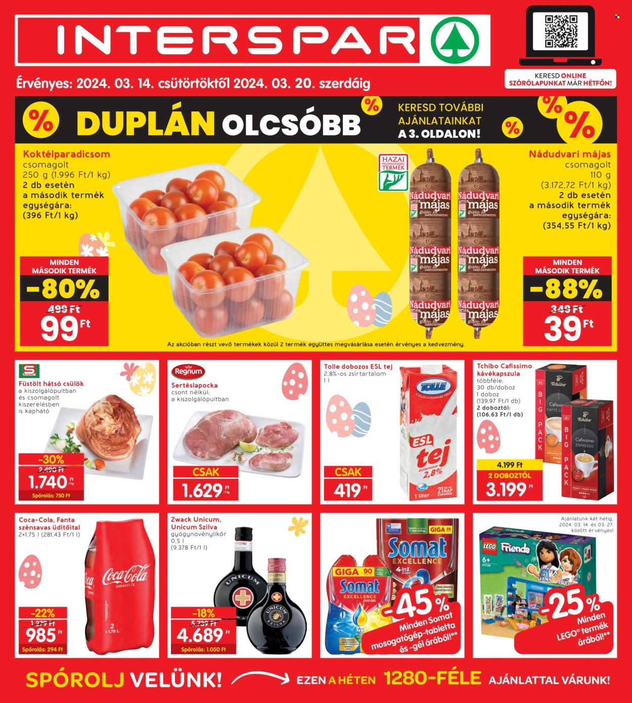 INTERSPAR akciós újságok - 2024.03.14 - 2024.03.20. Oldal 1
