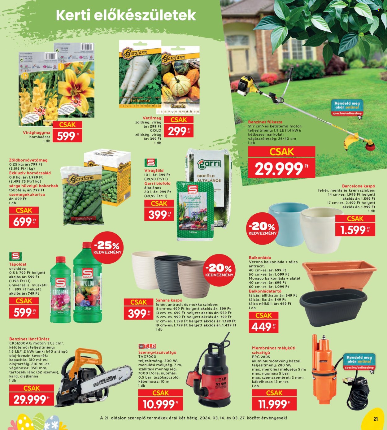 INTERSPAR akciós újságok - 2024.03.14 - 2024.03.20. Oldal 21