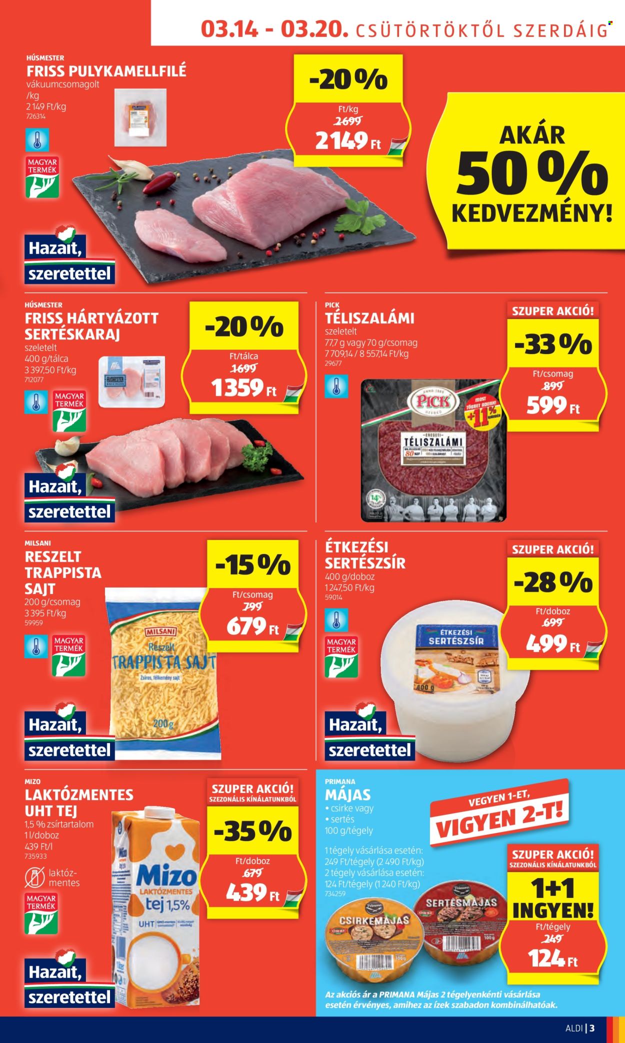Aldi akciós újságok - 2024.03.14 - 2024.03.20. Oldal 3