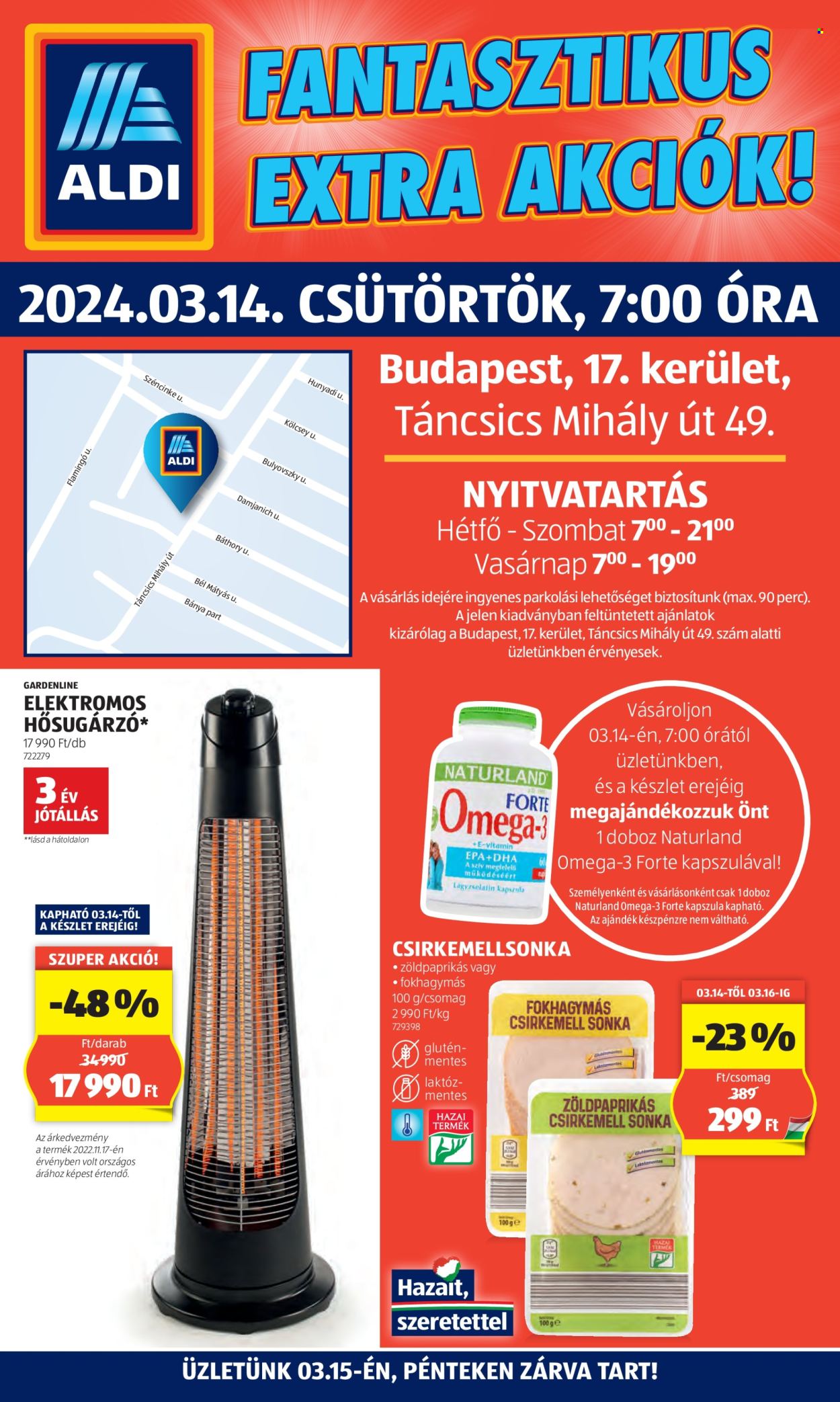 Aldi akciós újságok. Oldal 1