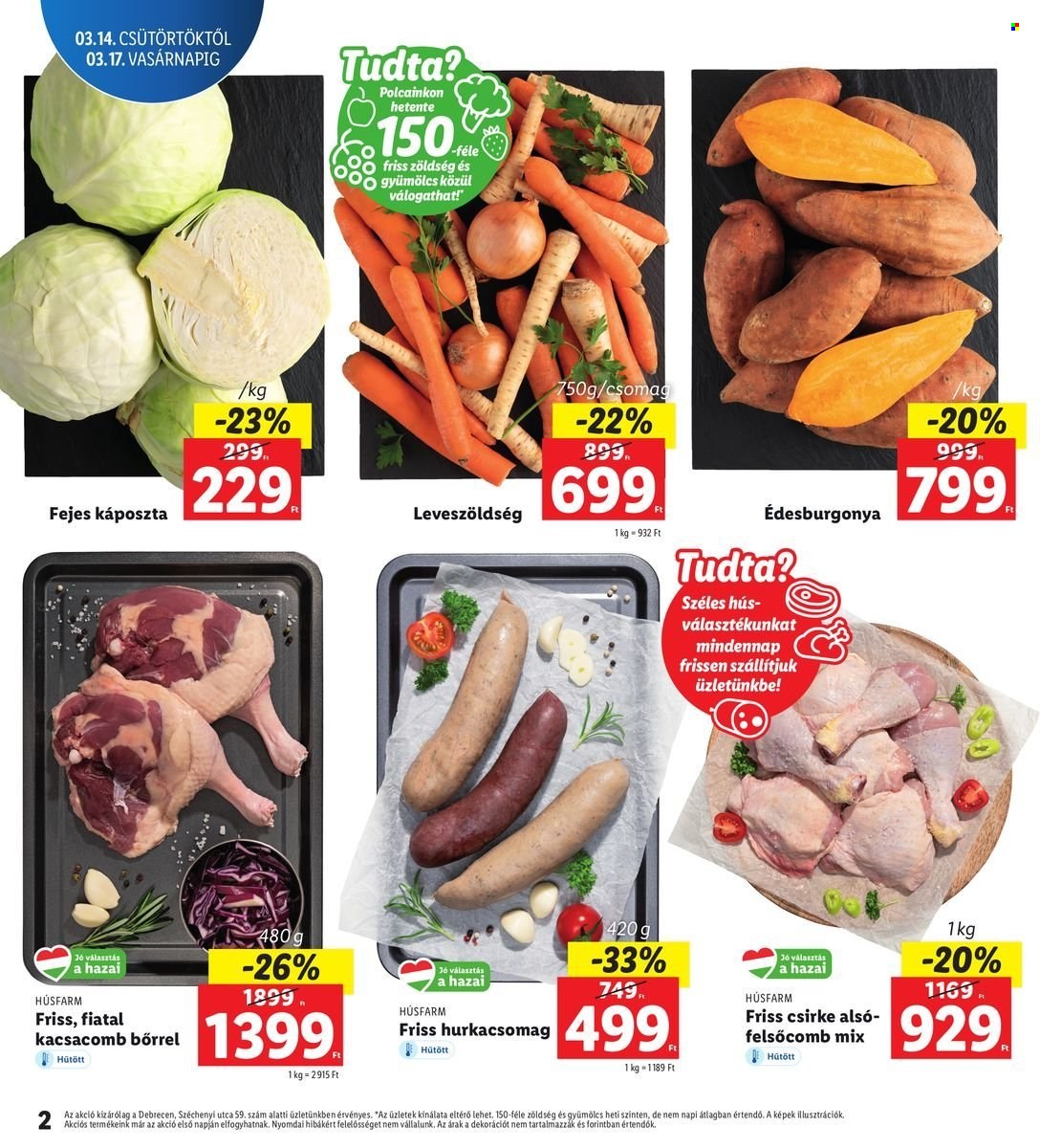 Lidl akciós újságok - 2024.03.14 - 2024.03.17. Oldal 2