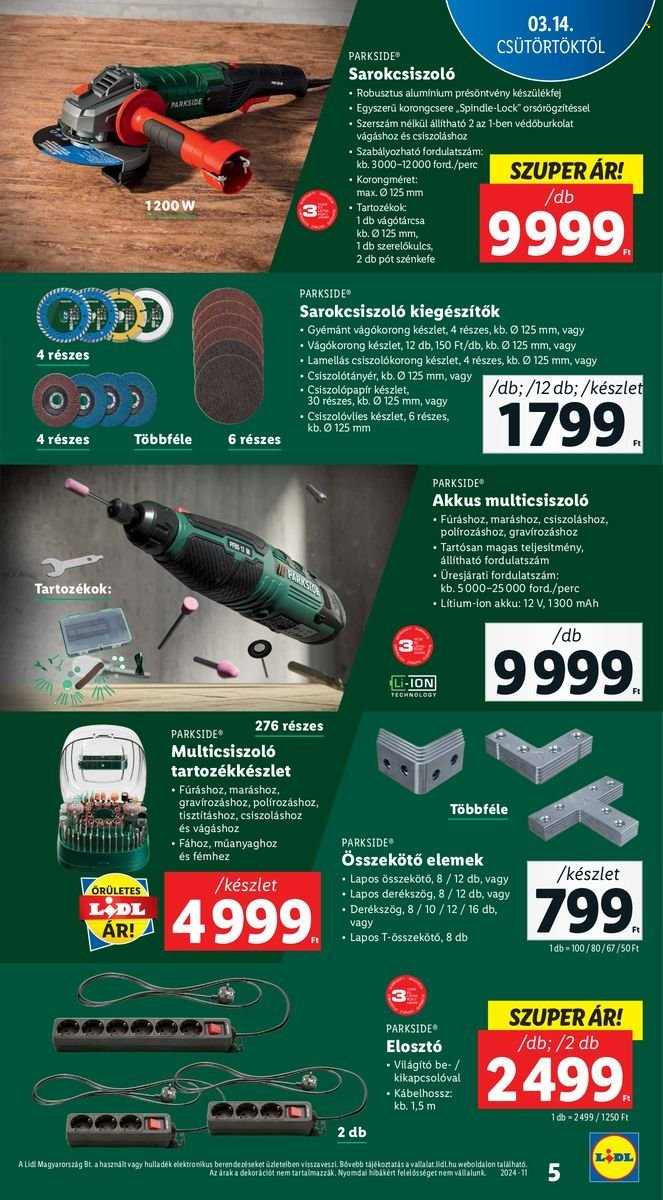 Lidl akciós újságok. Oldal 5