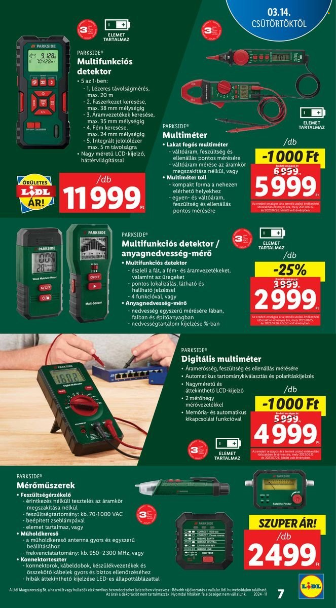 Lidl akciós újságok. Oldal 7