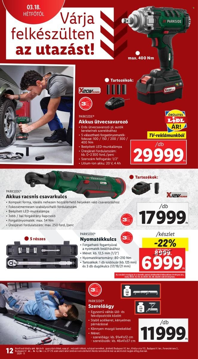 Lidl akciós újságok. Oldal 12