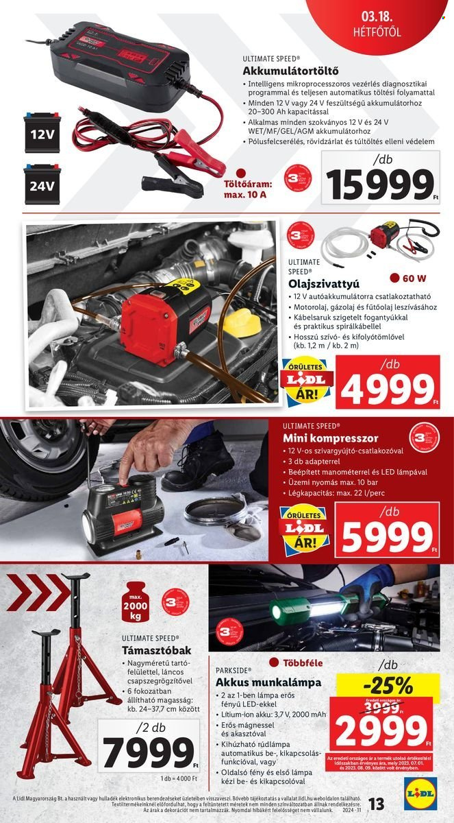 Lidl akciós újságok. Oldal 13