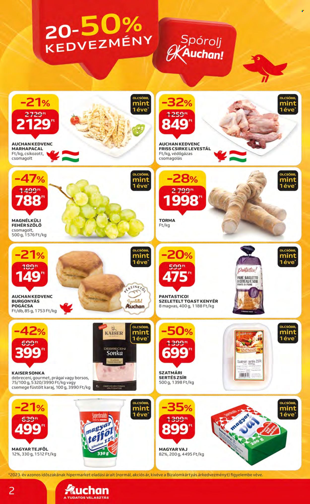 Auchan akciós újságok - 2024.03.14 - 2024.03.20. Oldal 2