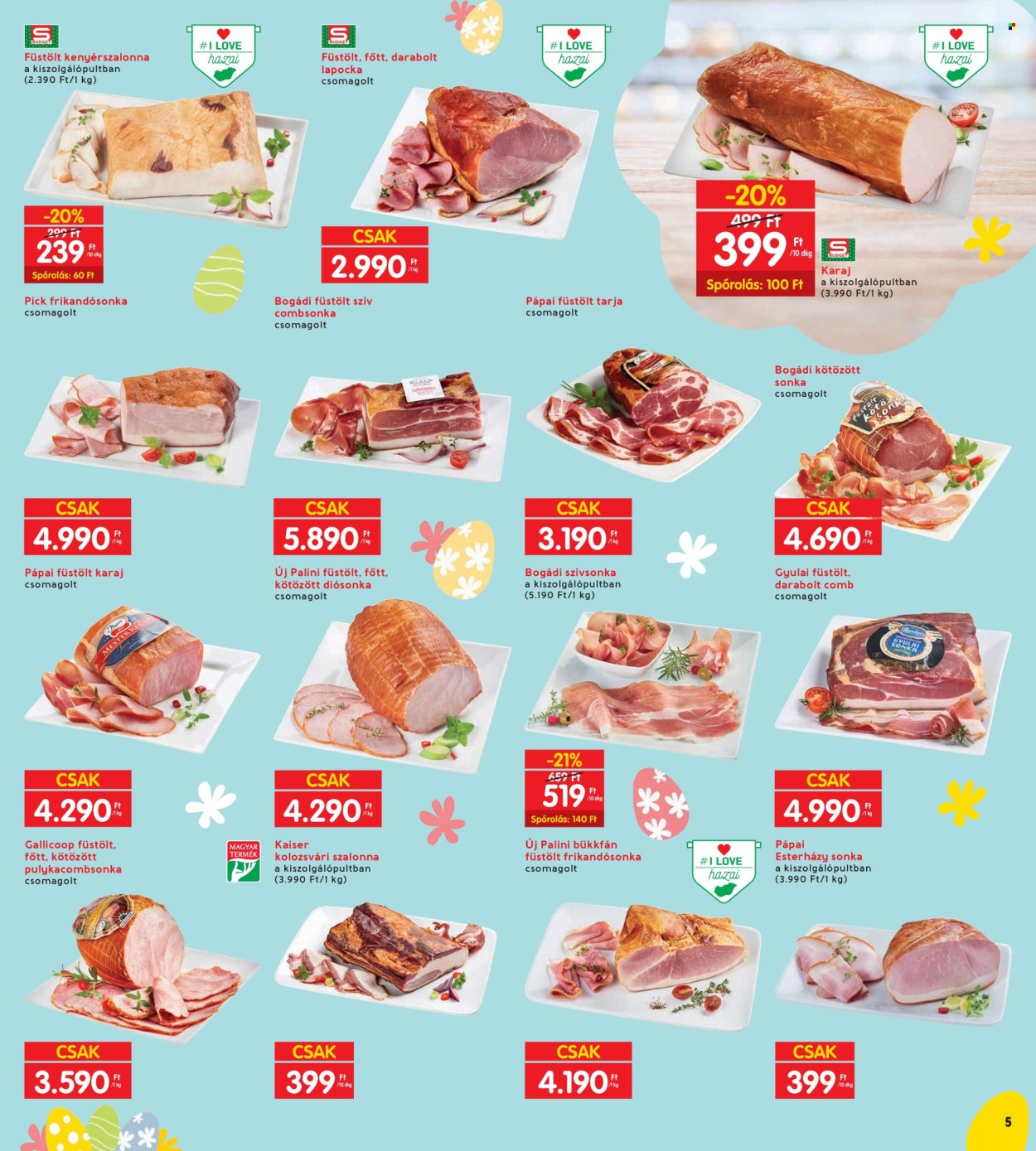 INTERSPAR akciós újságok - 2024.03.21 - 2024.03.30. Oldal 5